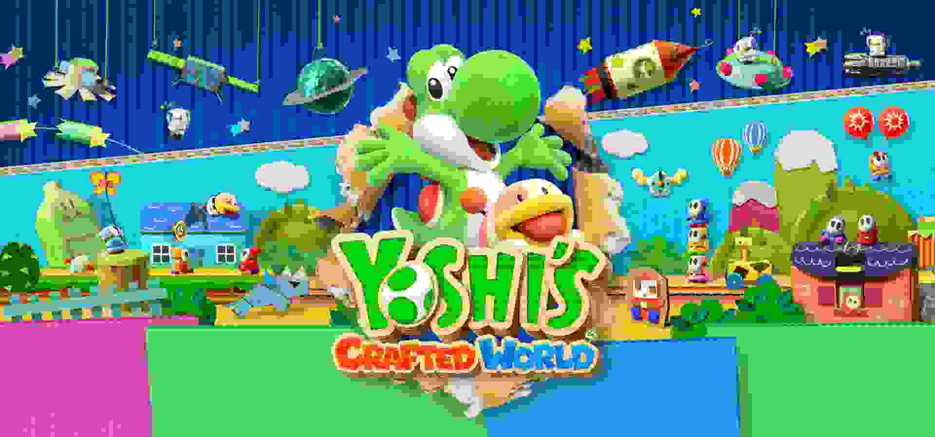 Imagem de fundo do produto Yoshi’s Crafted World™ - Switch
