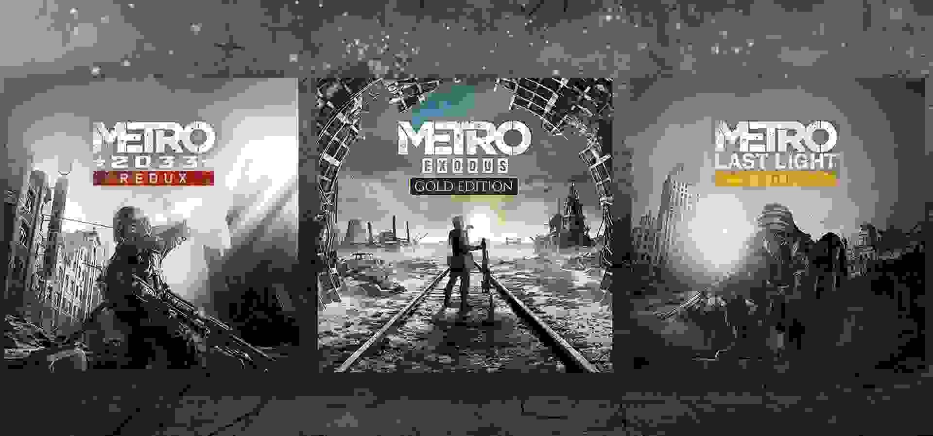Imagem de fundo do produto Conjunto Metro Saga - PS4 & PS5