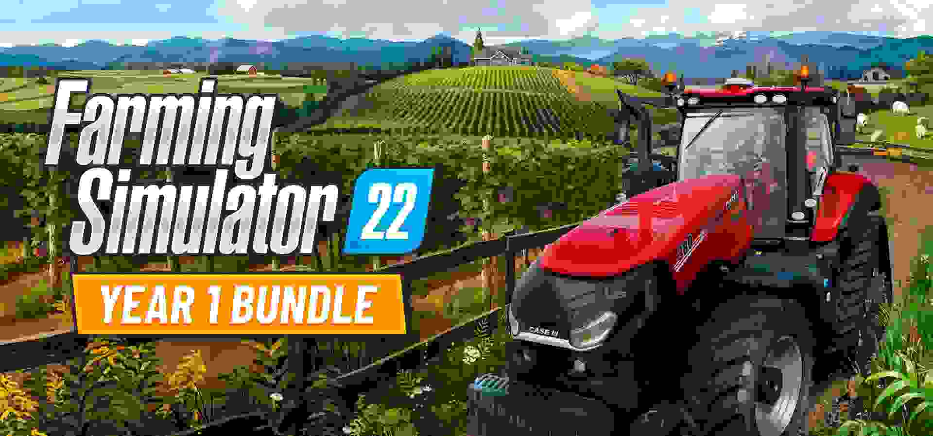 Imagem de fundo do produto Farming Simulator 22 YEAR 1 Bundle - Xbox One e Series X|S