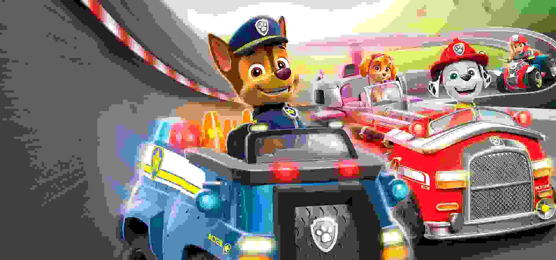 Imagem de fundo do produto Patrulha Canina: Grand Prix - PS4 & PS5