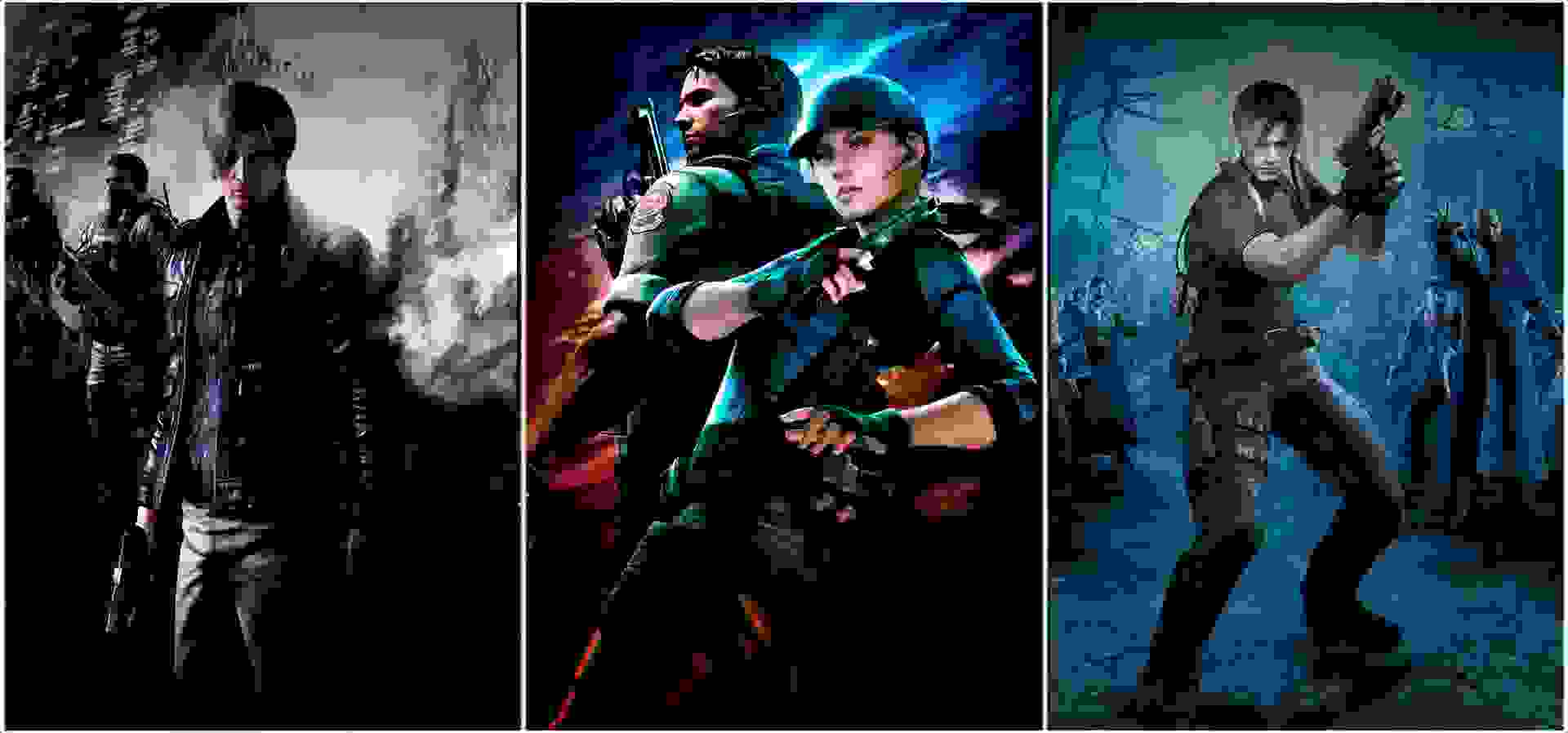 Imagem de fundo do produto Pacote Triplo Resident Evil - PS4