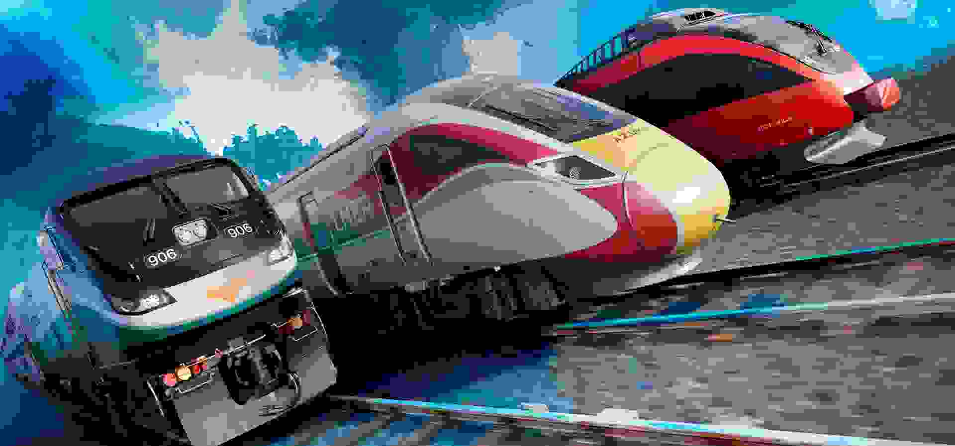 Imagem de fundo do produto Train Sim World® 4: Deluxe Edition - PS4 & PS5