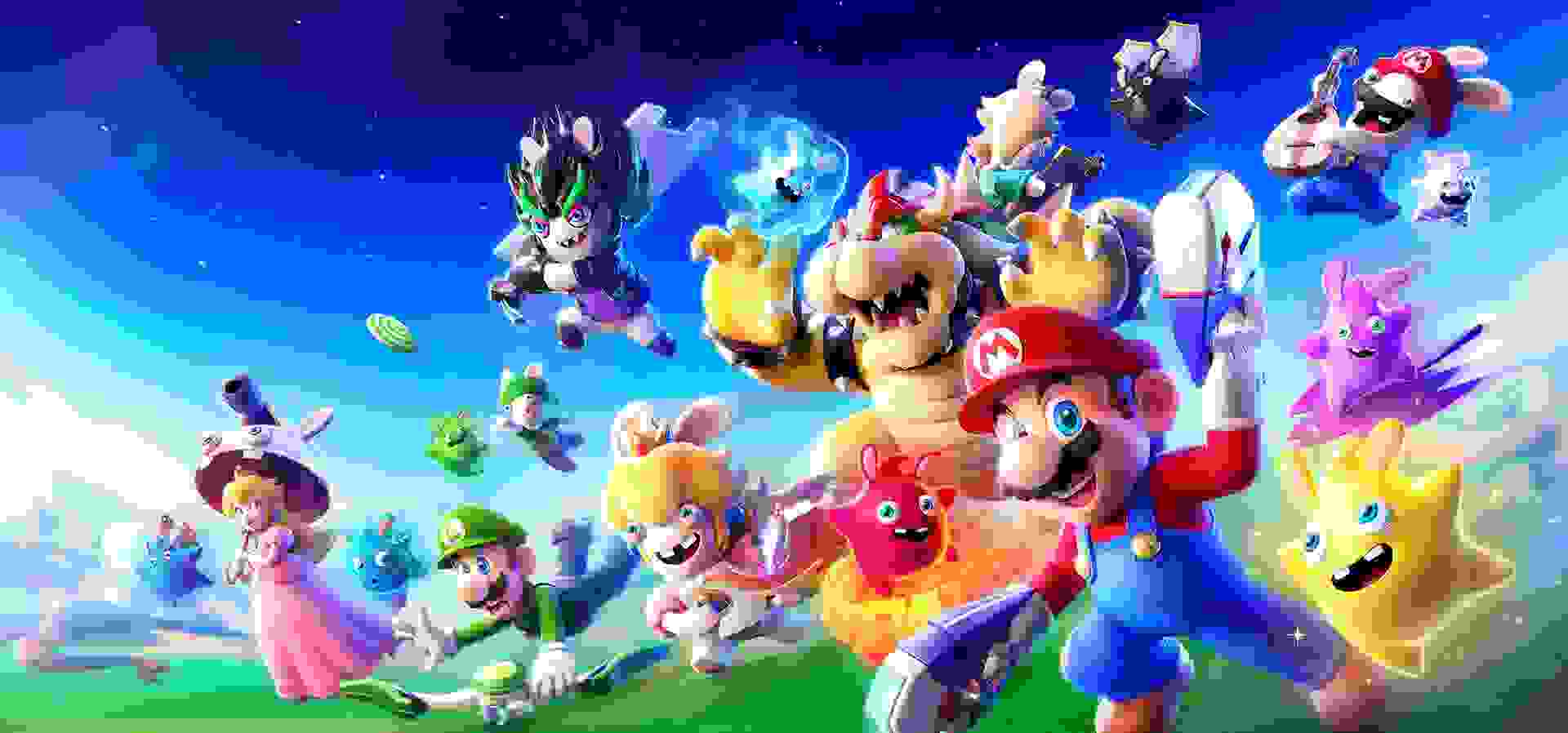 Imagem de fundo do produto Mario + Rabbids Sparks Of Hope - Switch