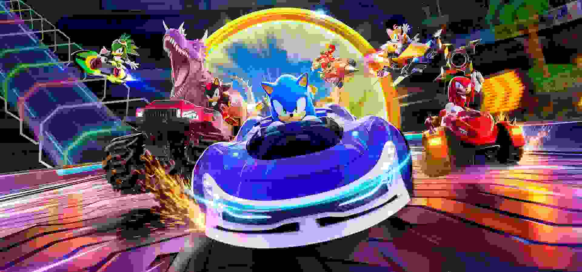 Imagem de fundo do produto Sonic Racing: CrossWorlds - Xbox One e Series X|S