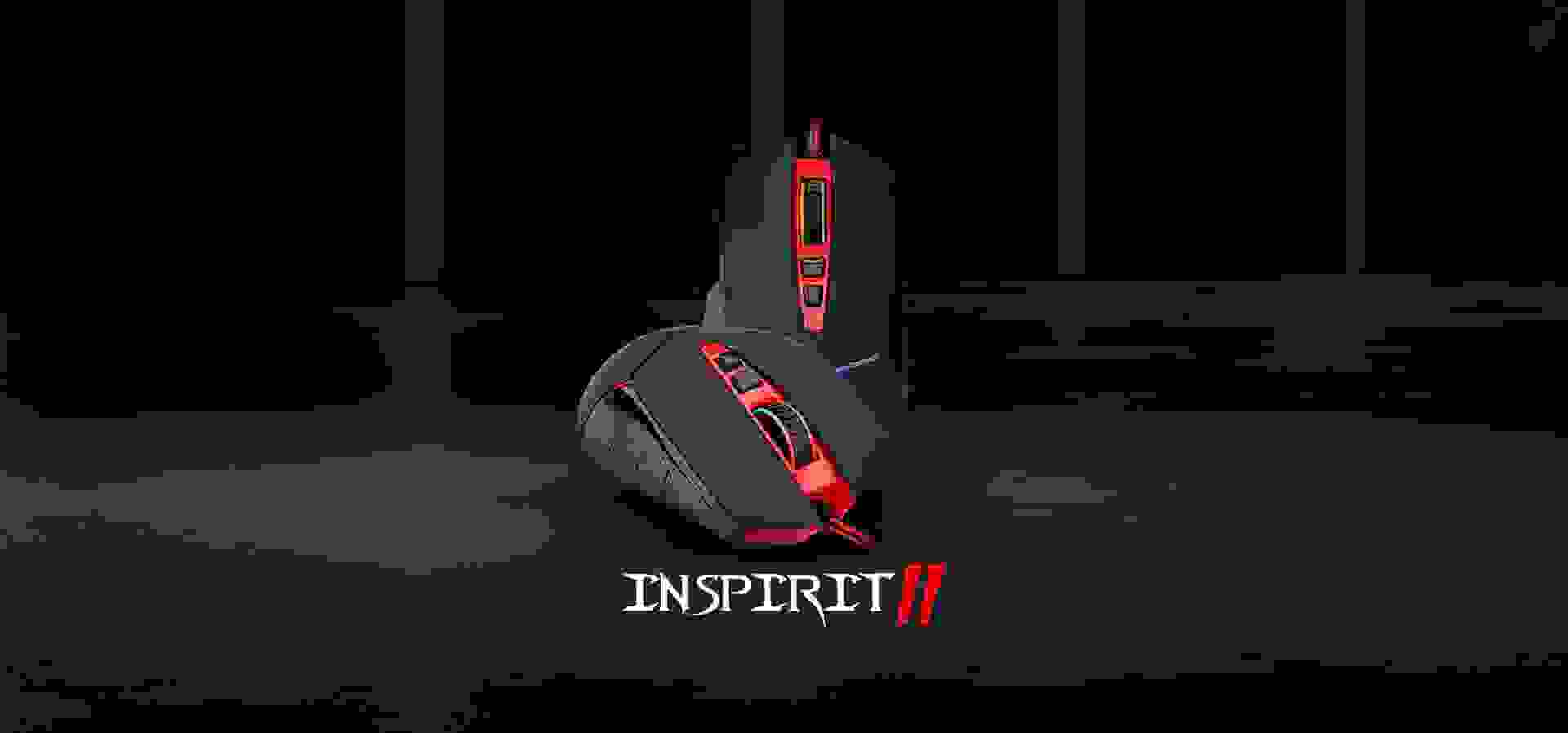 Imagem de fundo do produto Mouse Gamer com fio Redragon Inspirit 2 - M907-RGB