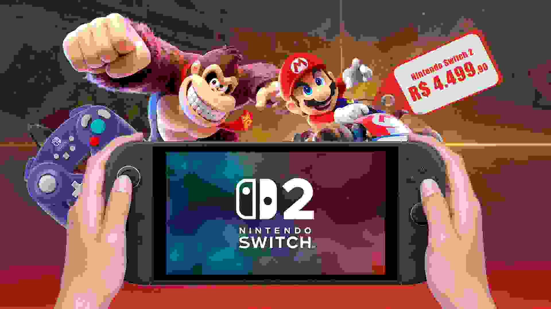 Imagem de fundo do produto Nintendo Switch 2: O que você precisa saber antes de comprar