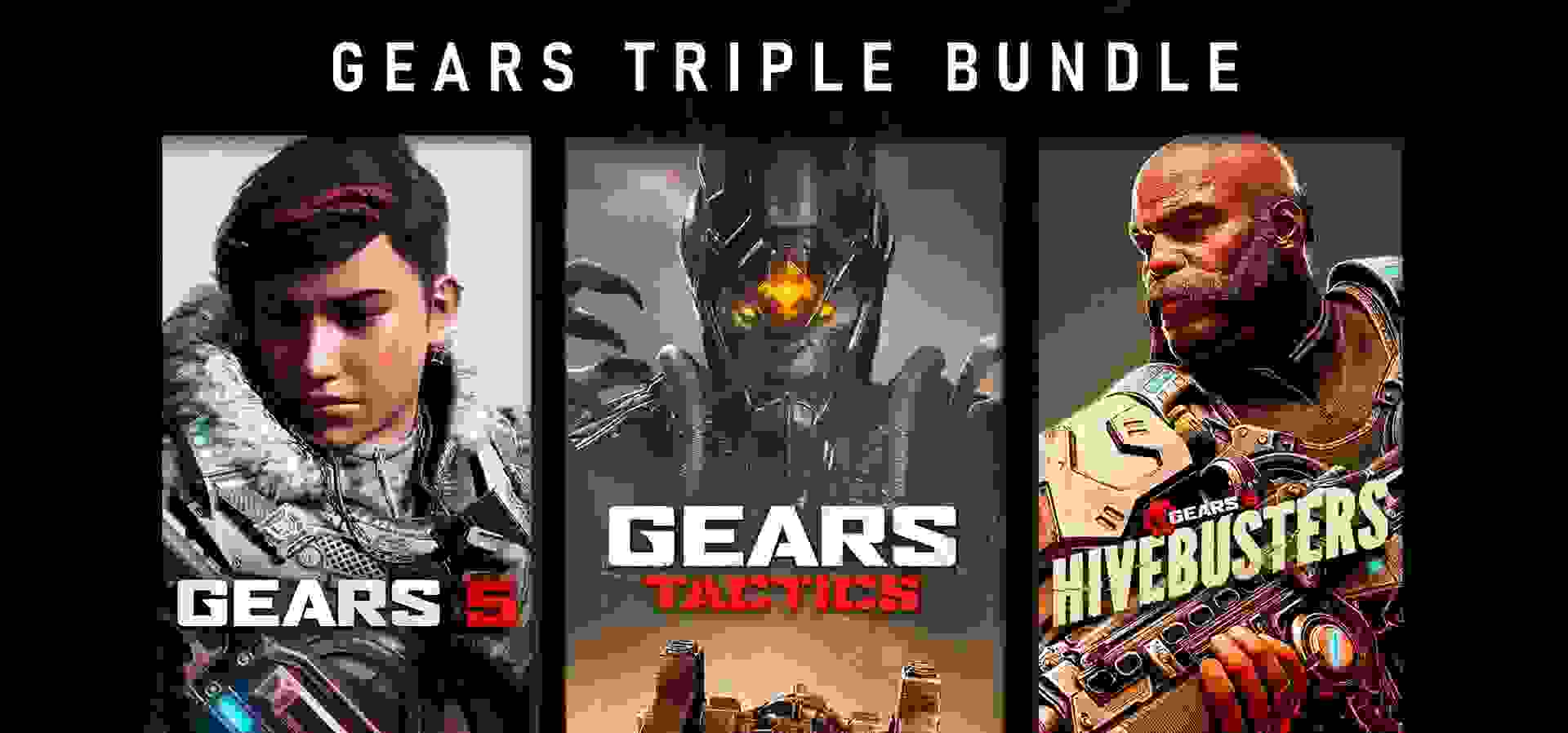 Imagem de fundo do produto Gears Triple Bundle - Xbox e PC