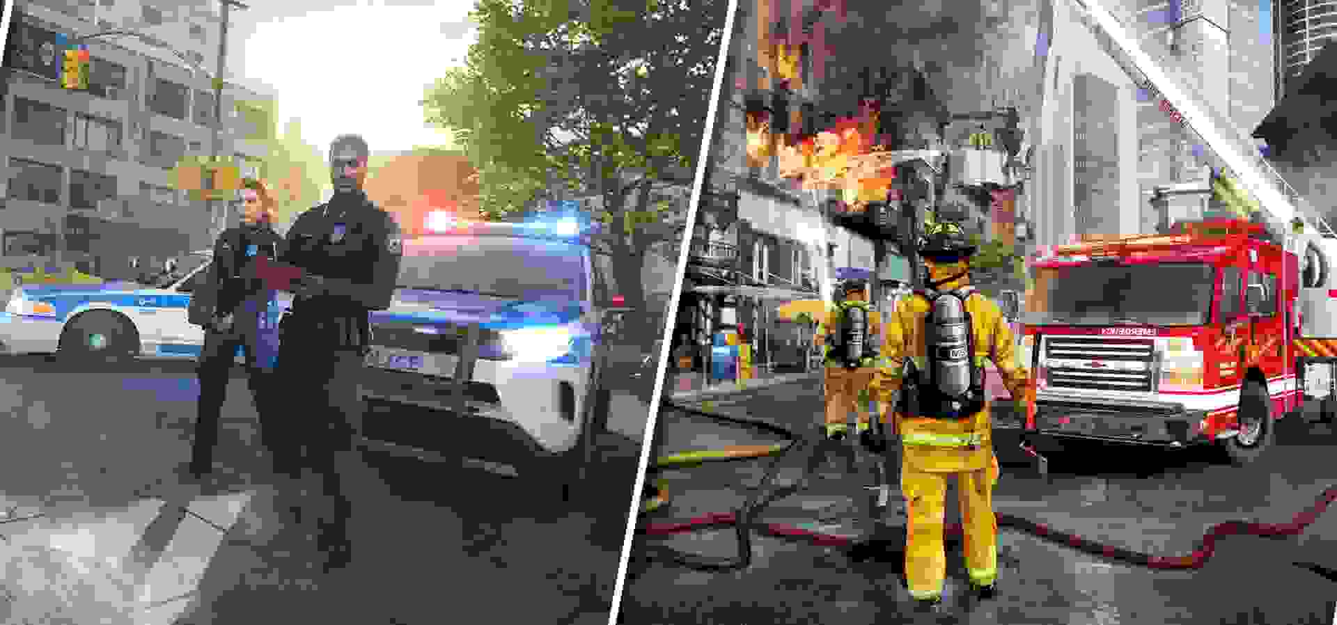 Imagem de fundo do produto First Responder Simulation Bundle: Police Firefighting - PS4 & PS5