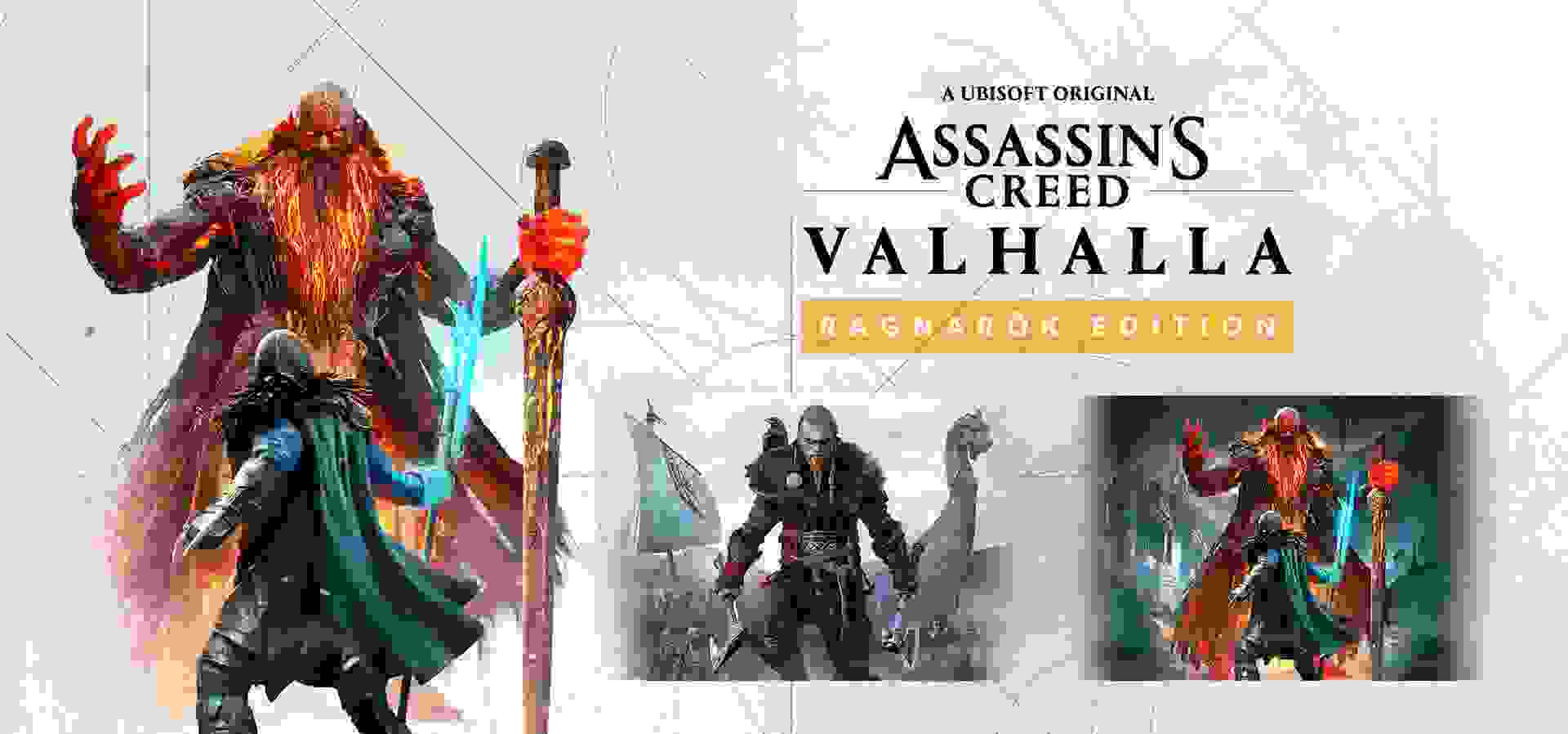 Imagem de fundo do produto Assassin's Creed® Valhalla Ragnarok Edition - PS4 & PS5