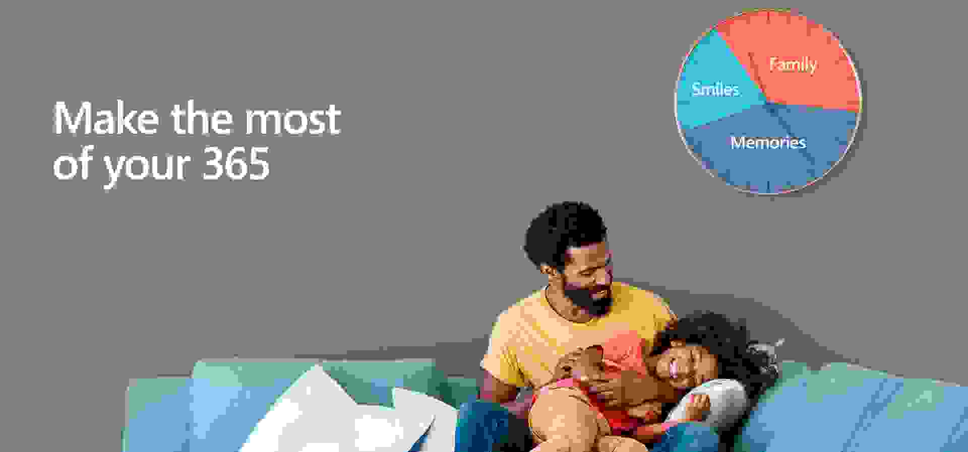 Imagem de fundo do produto Microsoft 365 Family - Assinatura de 12 Meses