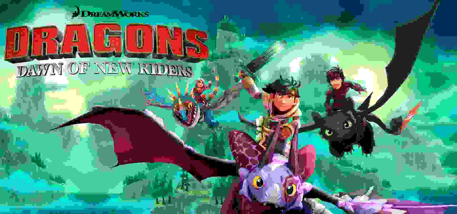 Imagem de fundo do produto DreamWorks Dragons Dawn of New Riders Switch - Físico