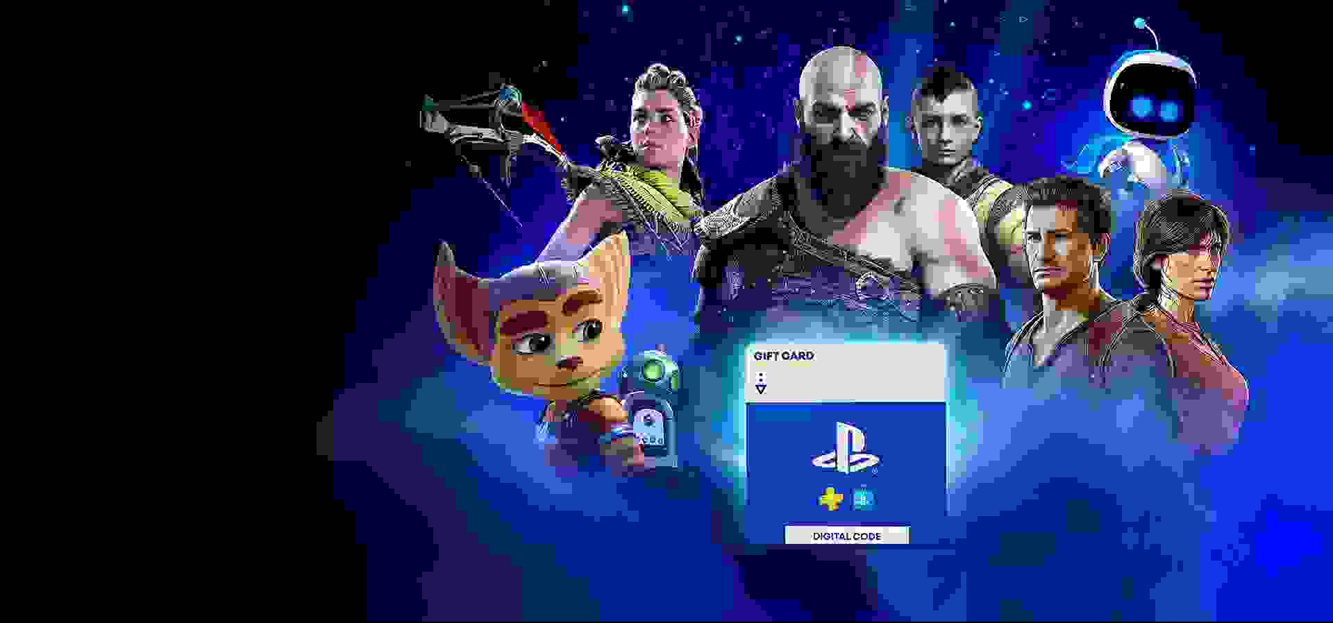 Imagem de fundo do produto Gift Card - 150 Reais Playstation PS4 e PS5