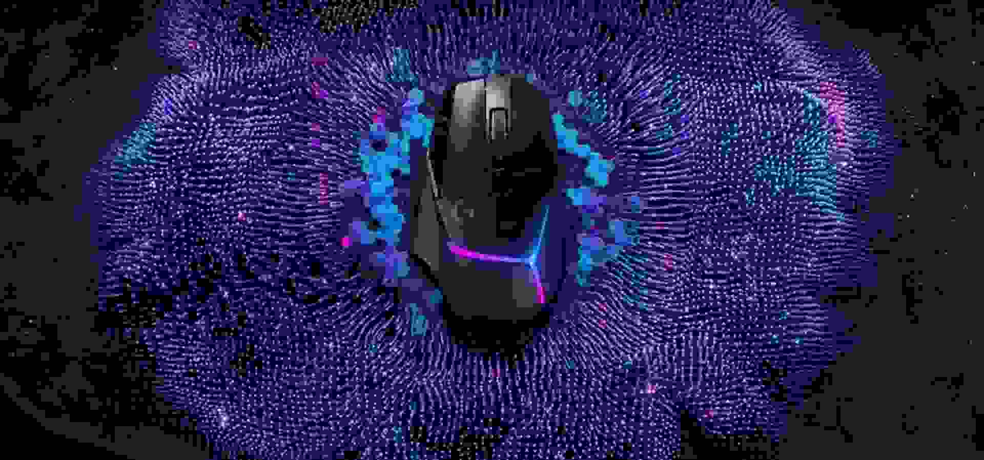 Imagem de fundo do produto Mouse Gamer sem fio Logitech G502 X Plus - Preto