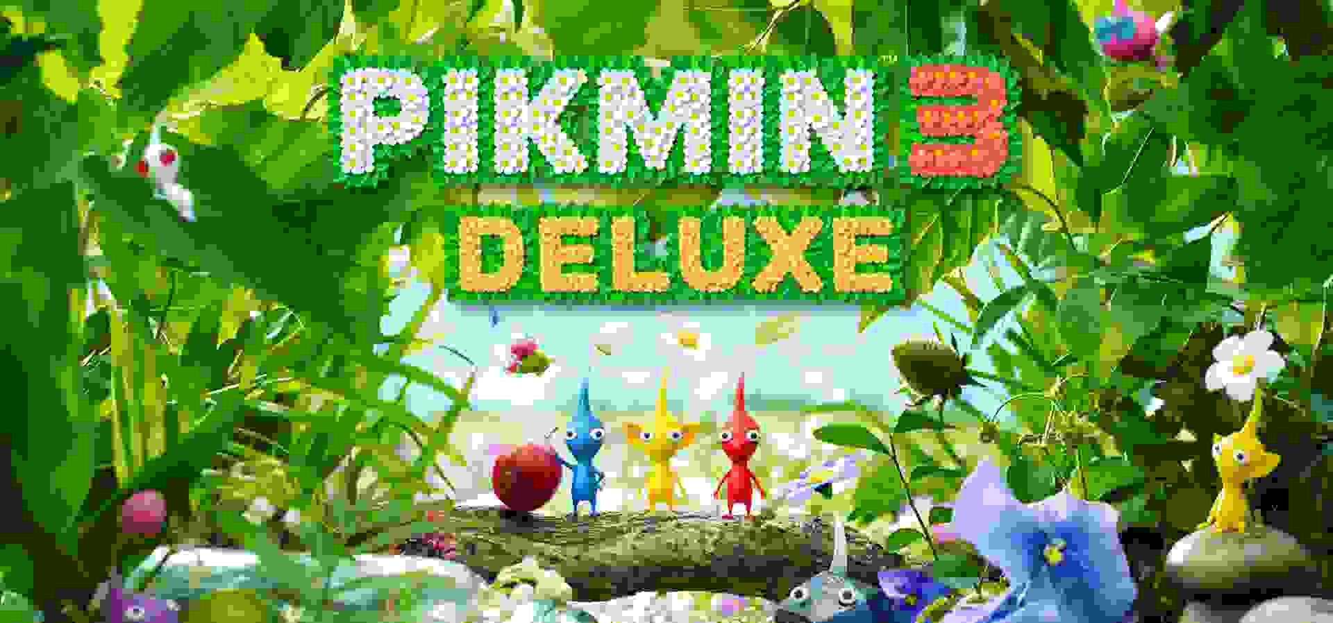 Imagem de fundo do produto Pikmin™ 3 Deluxe - Switch