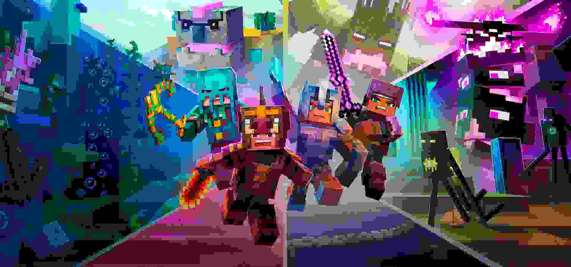 Imagem de fundo do produto Minecraft Dungeons: Pacote DLC Ultimate - PS4