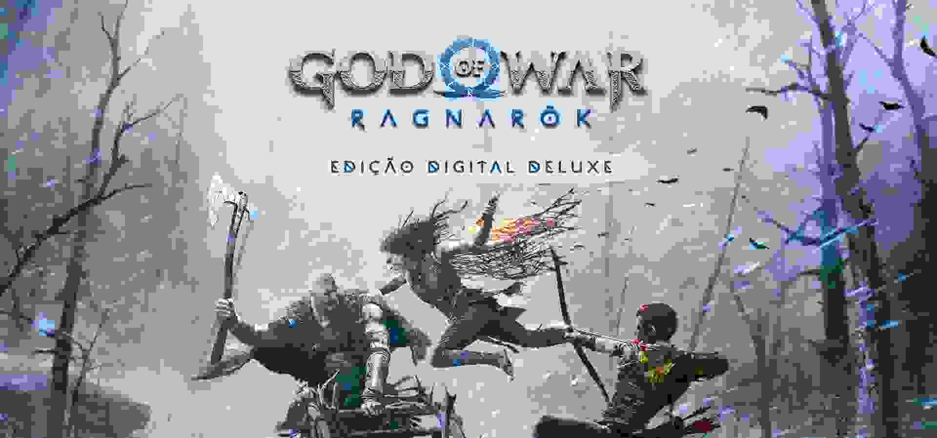 Imagem de fundo do produto God of War Ragnarök Edição Digital Deluxe - PS4 & PS5