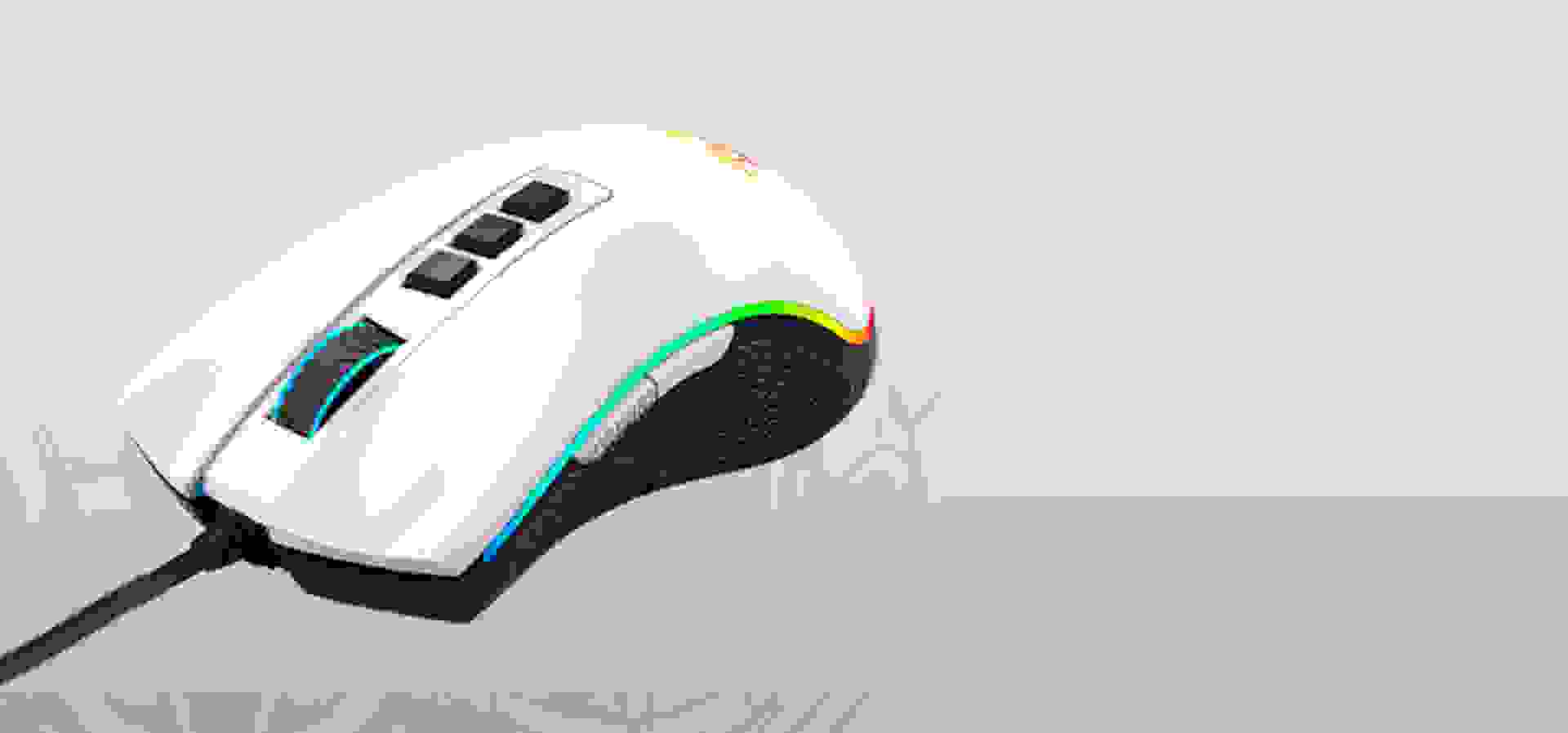 Imagem de fundo do produto Mouse Gamer com fio Redragon Cobra Cypher - M711A-RGB