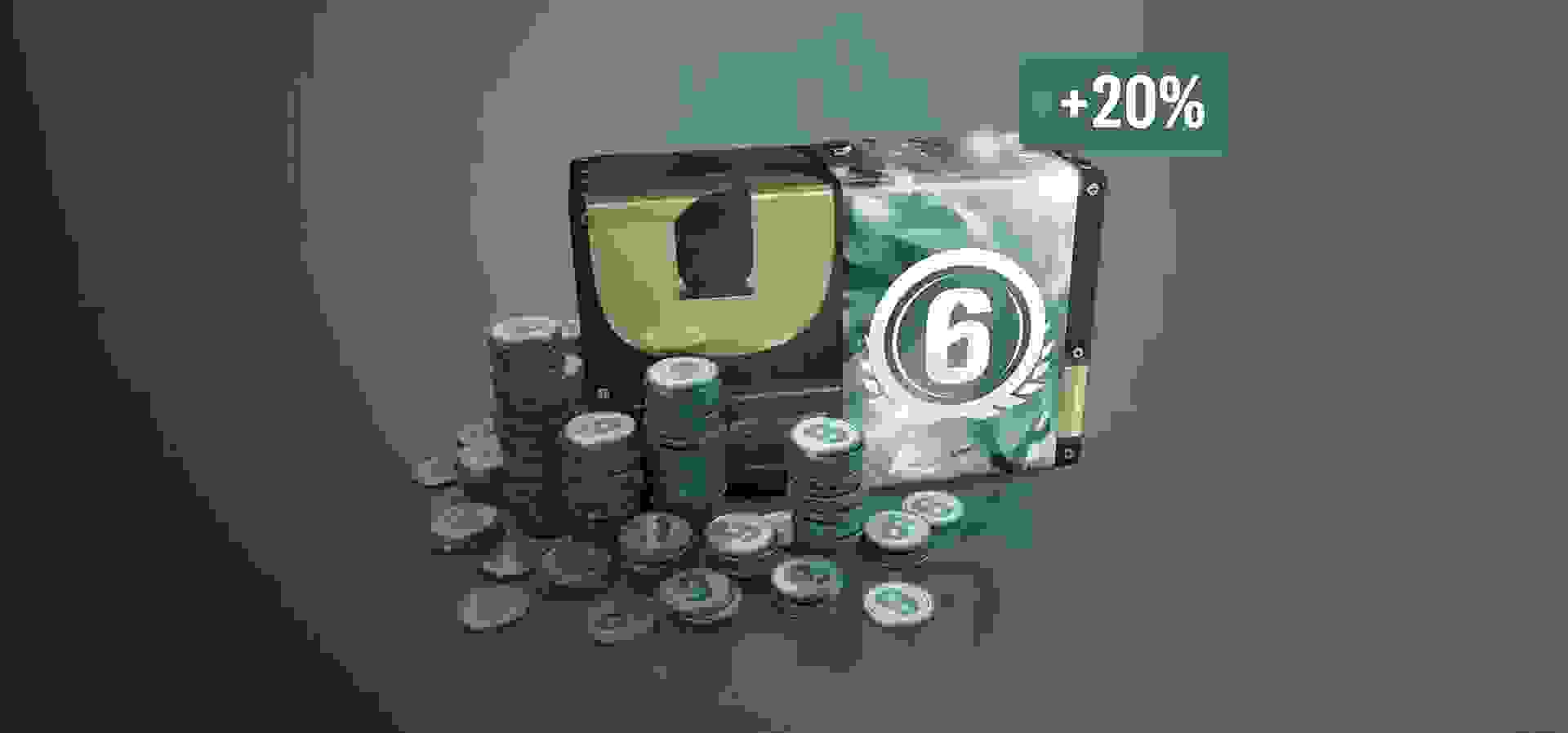 Imagem de fundo do produto Tom Clancys Rainbow Six Siege 7,200 R6 Creditos BR