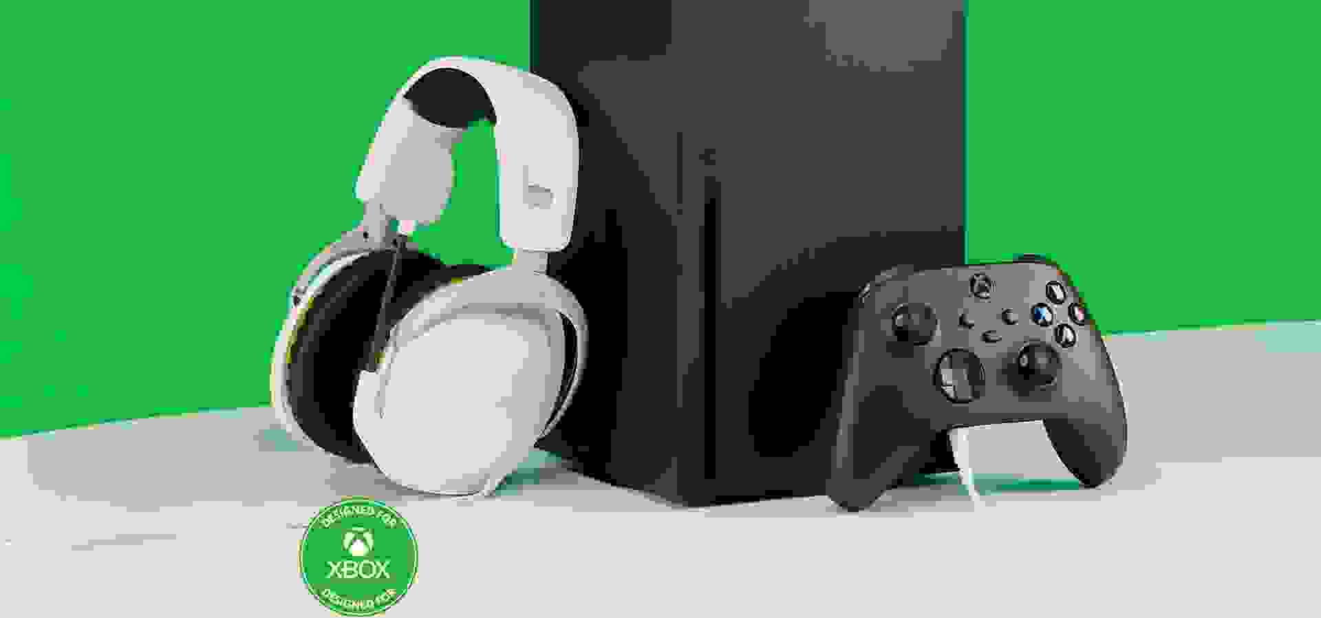 Imagem de fundo do produto Headset Gamer Com Fio - HyperX CloudX Stinger II - Xbox (Branco)