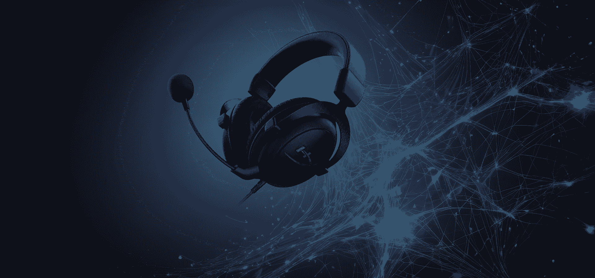 Imagem de fundo do produto Headset Gamer HyperX Cloud Core 7.1 com fio, Drivers 53mm, USB e P3 HX-HSCC-2-BK/WW - Preto