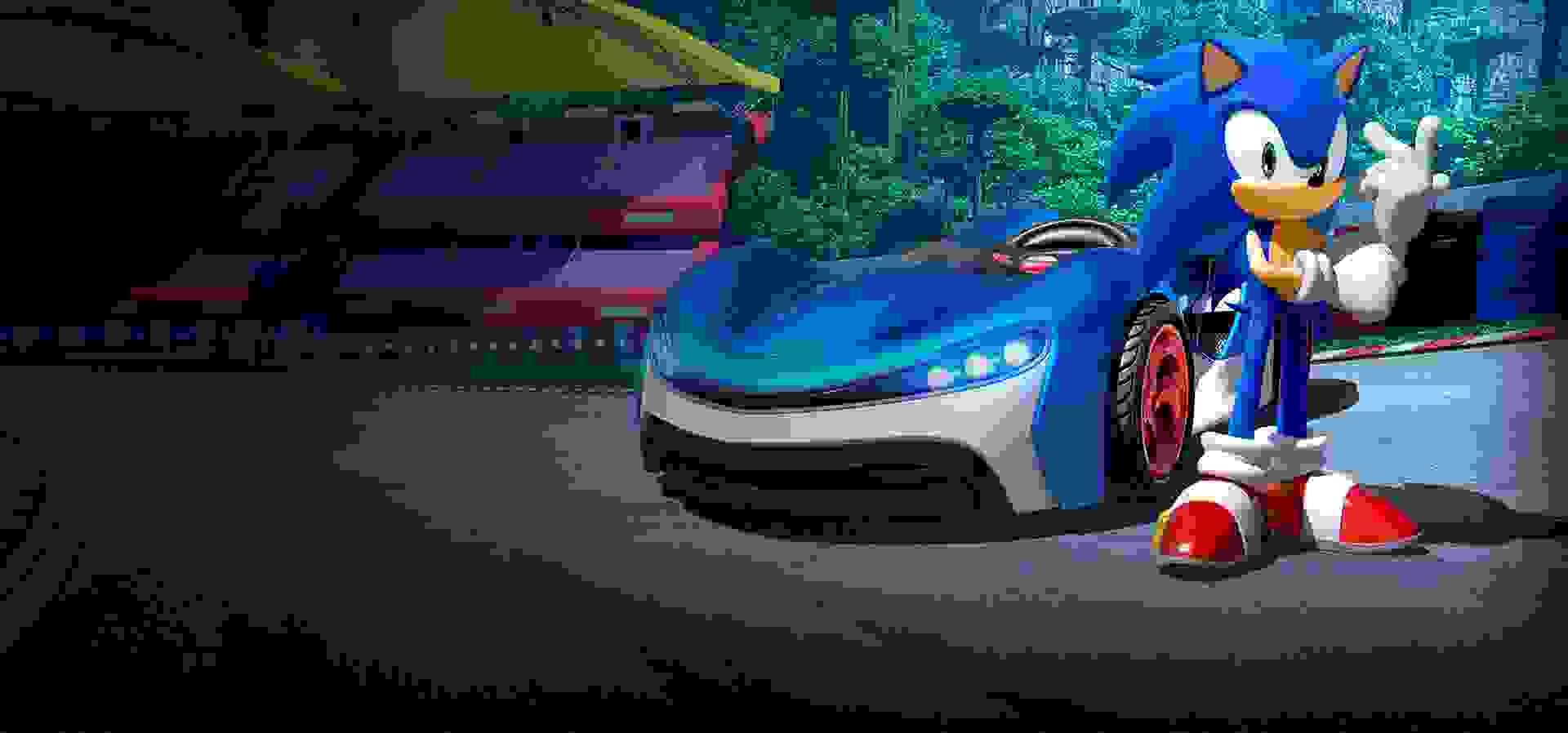 Imagem de fundo do produto Team Sonic Racing - PS4