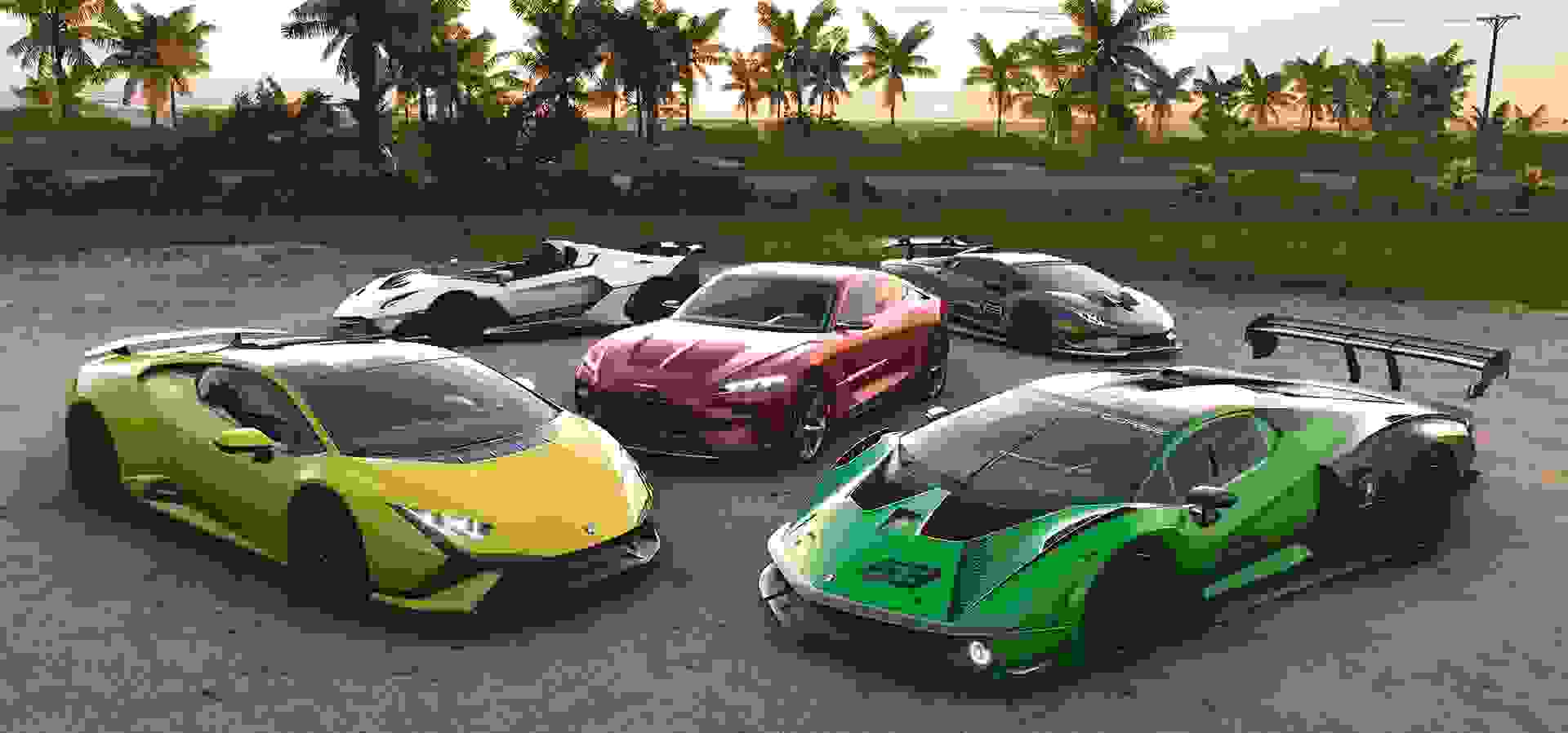 Imagem de fundo do produto Forza Horizon 5 Ultimate Car Pack Collection DLC - PS5