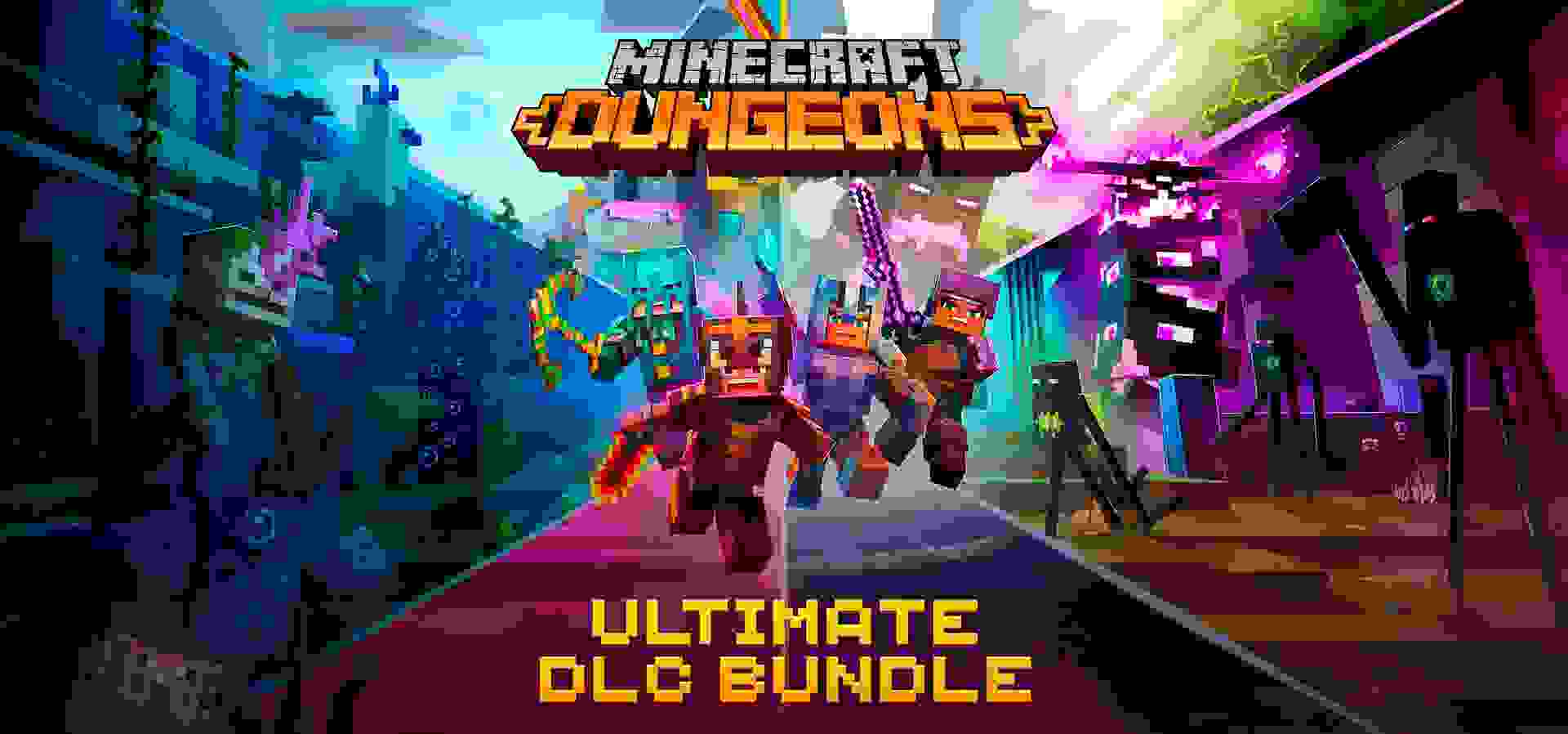 Imagem de fundo do produto Minecraft Dungeons: Ultimate DLC Bundle - Xbox One e Series X|S