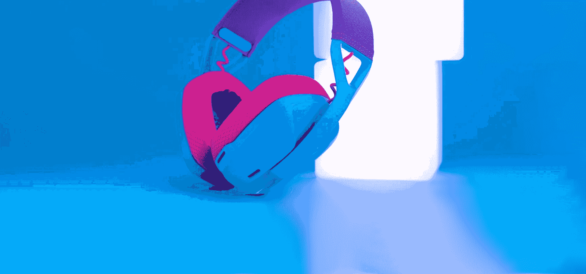 Imagem de fundo do produto Headset Gamer Sem Fio Logitech G435 LIGHTSPEED - Azul