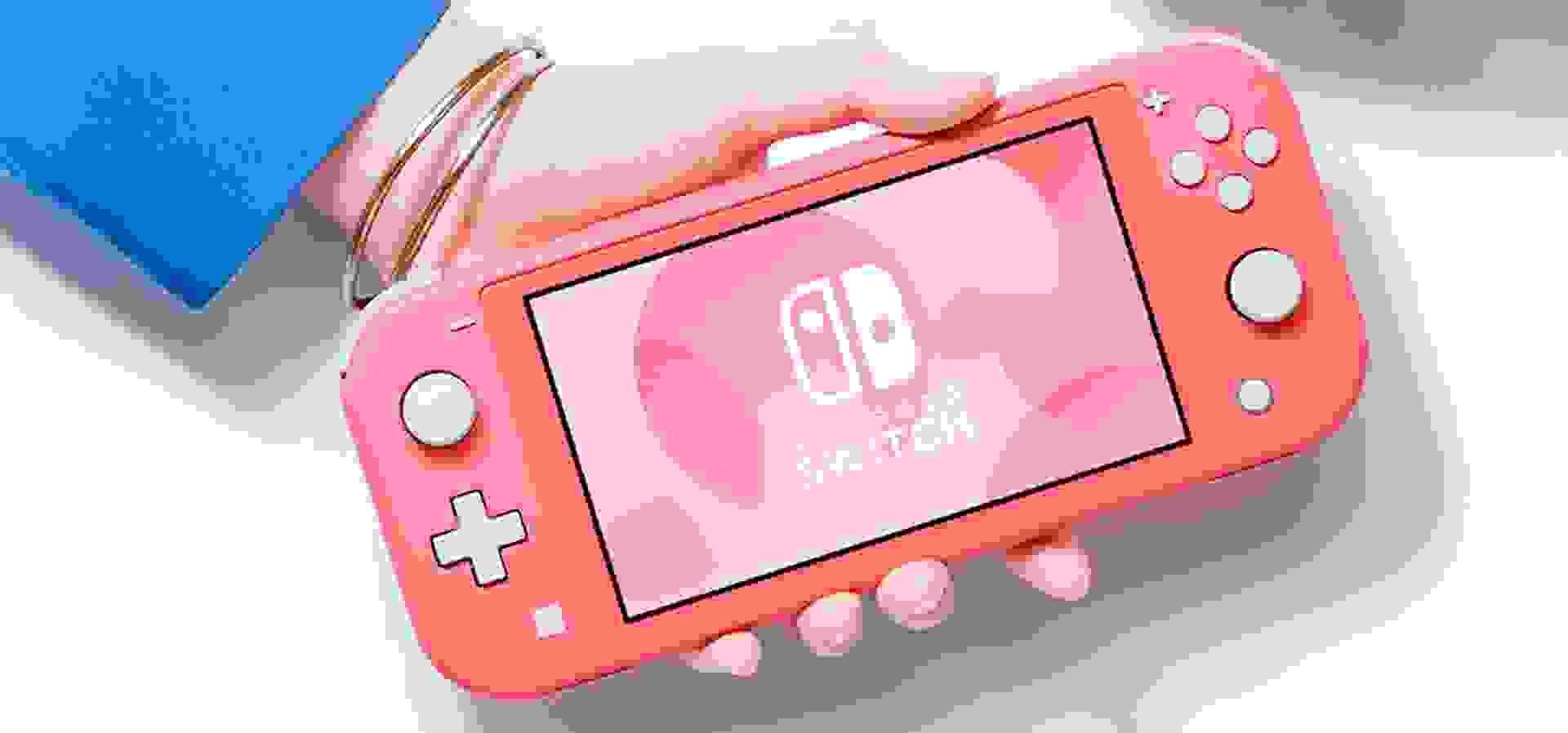 Imagem de fundo do produto Console Nintendo Switch Lite - Coral