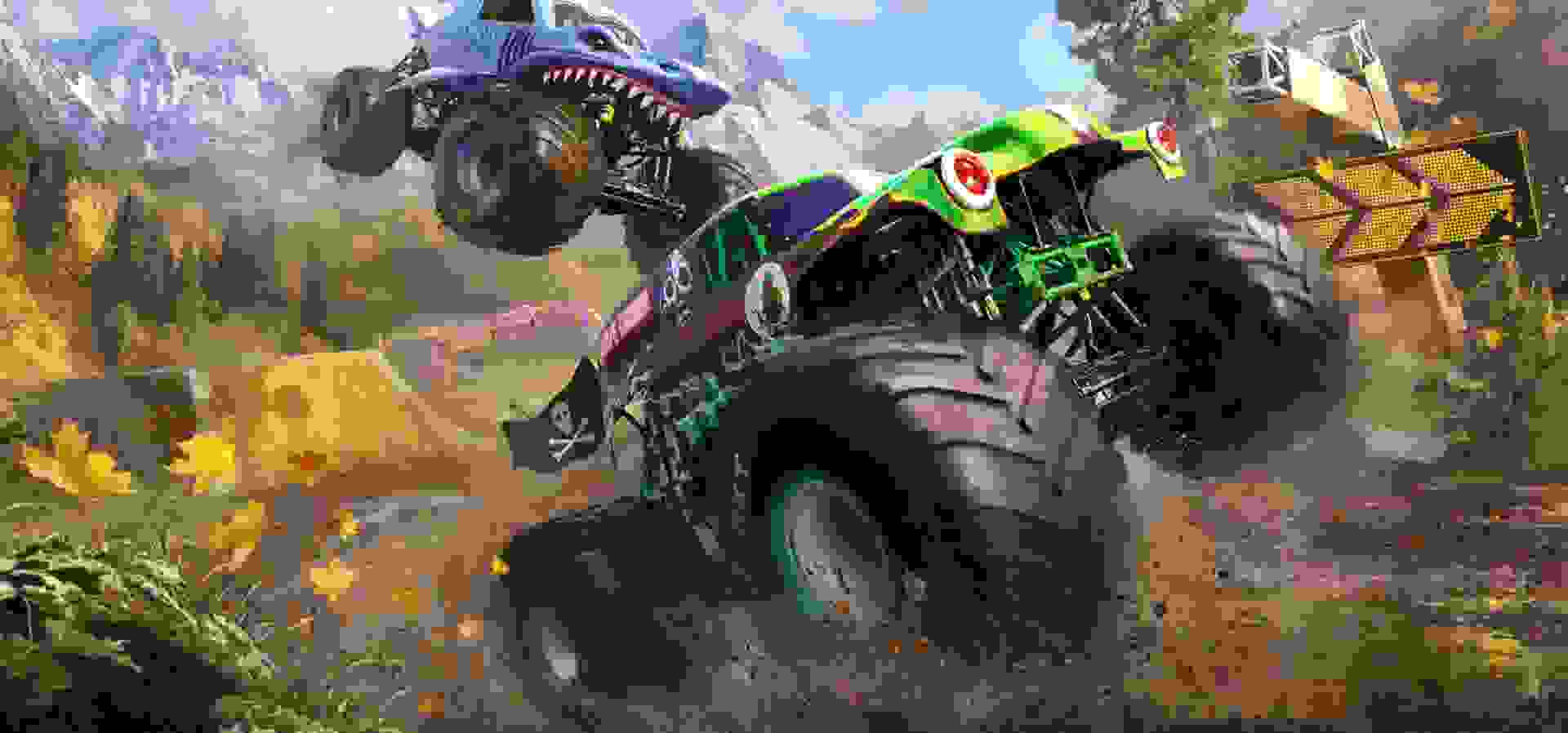 Imagem de fundo do produto Monster Jam Showdown PS5 - Físico