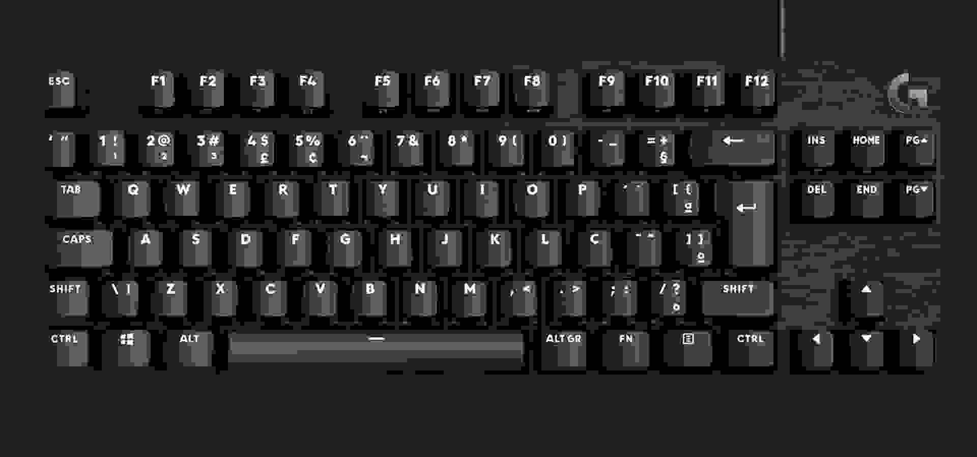 Imagem de fundo do produto Teclado Mecânico Gamer com fio Logitech G413 SE Switch Romer-G Tactile