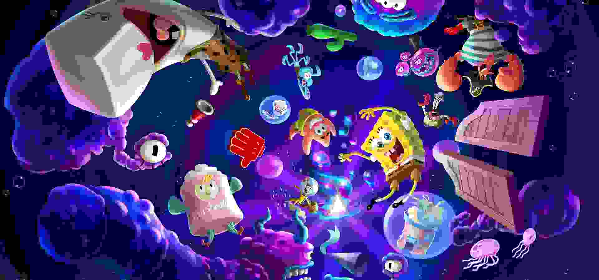 Imagem de fundo do produto Bob Esponja: The Cosmic Shake - PS4 & PS5