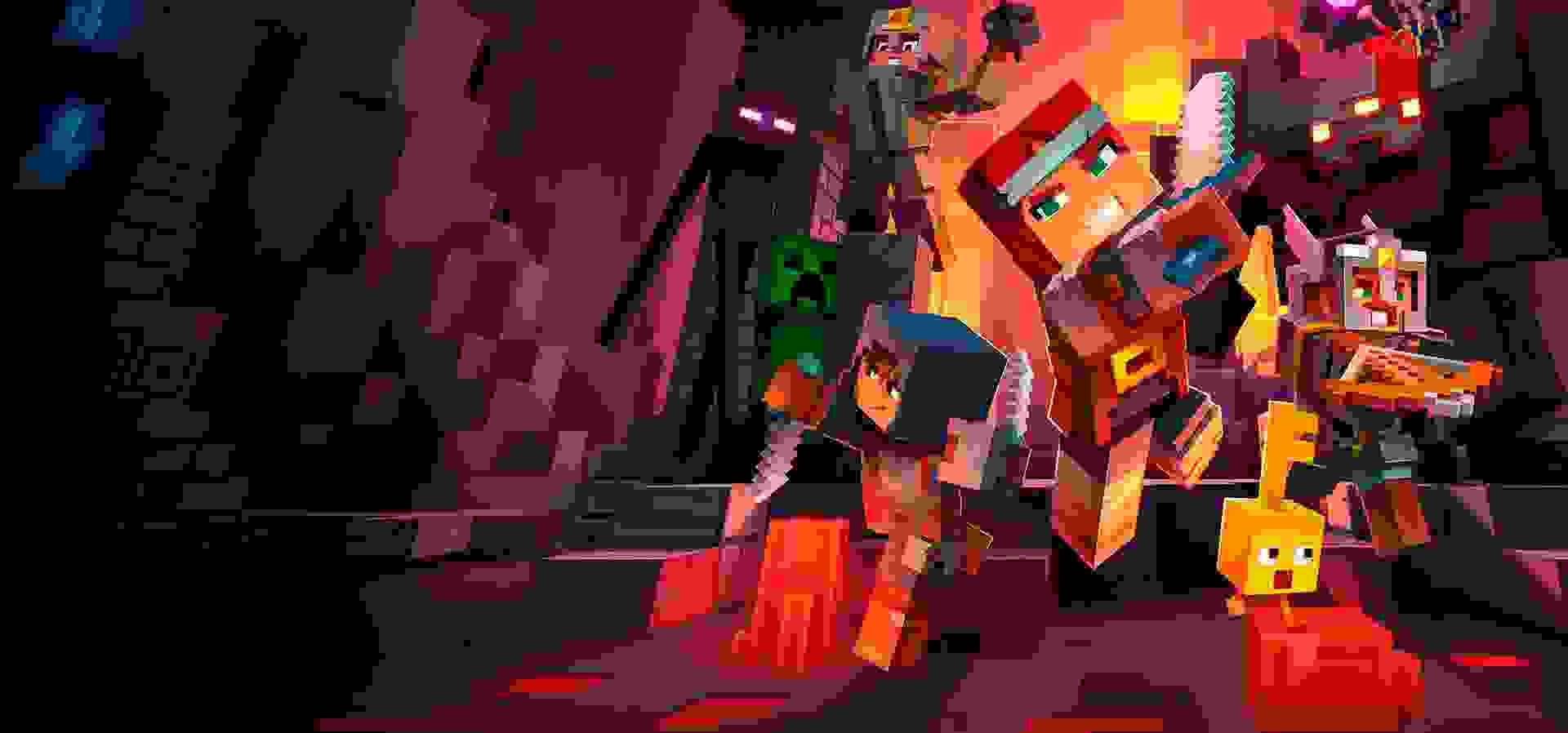 Imagem de fundo do produto Minecraft Dungeons - PS4