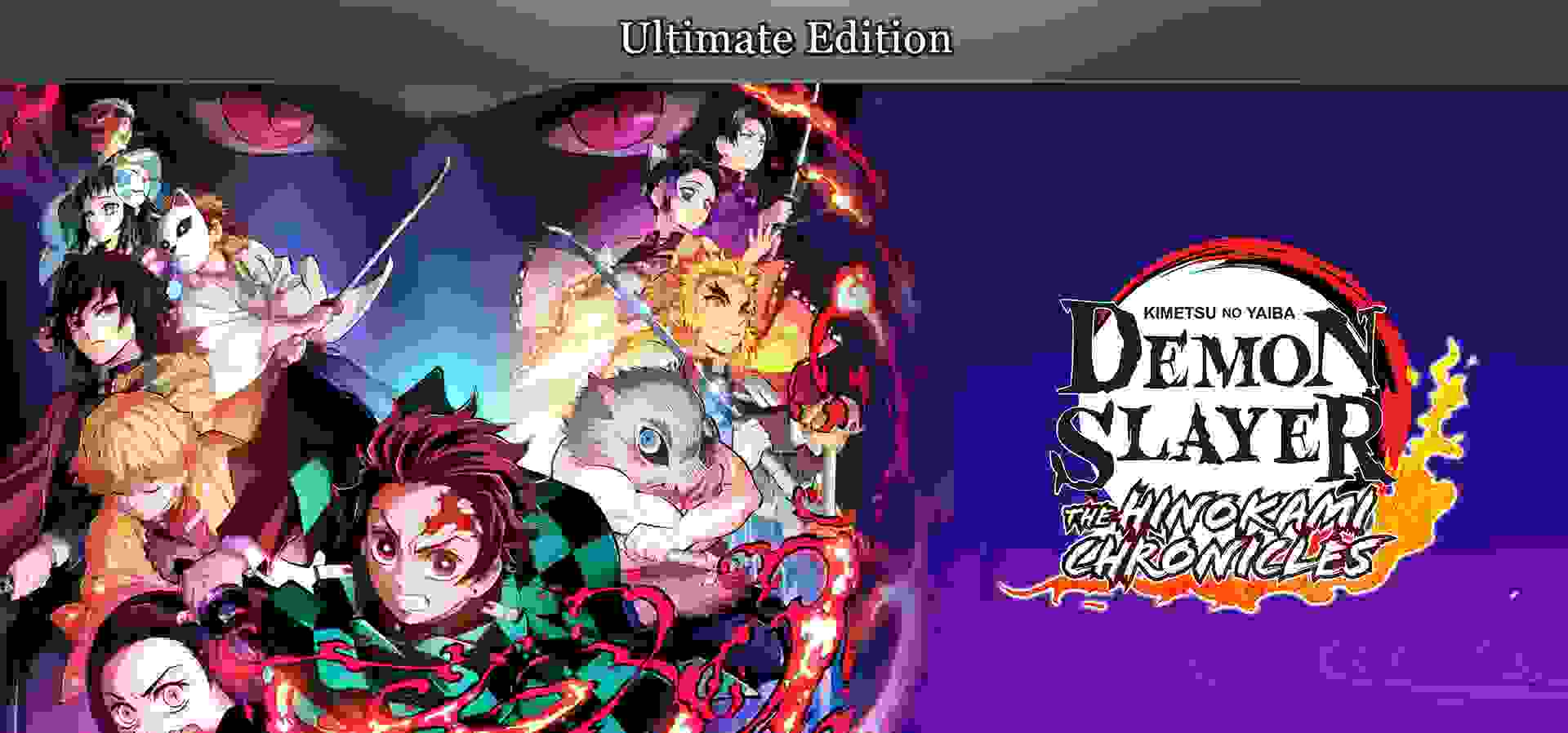 Imagem de fundo do produto Demon Slayer -Kimetsu no Yaiba- The Hinokami Chronicles Ultimate Edition - PS4 & PS5