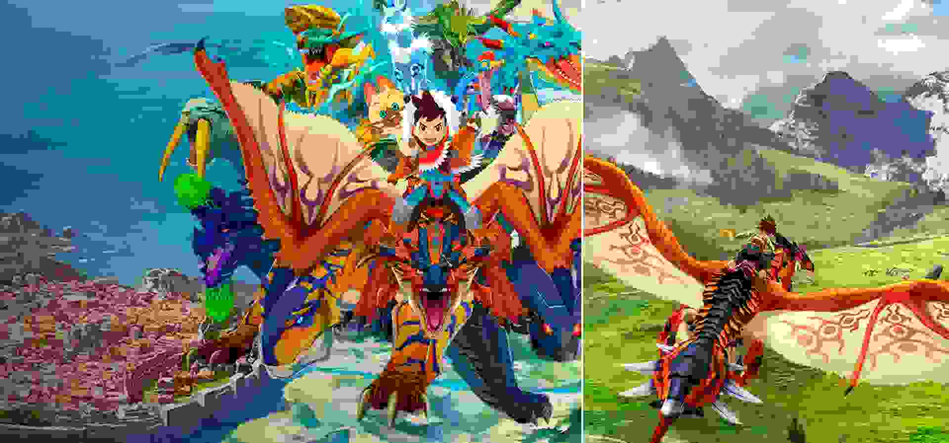 Imagem de fundo do produto Monster Hunter Stories Collection - PS4