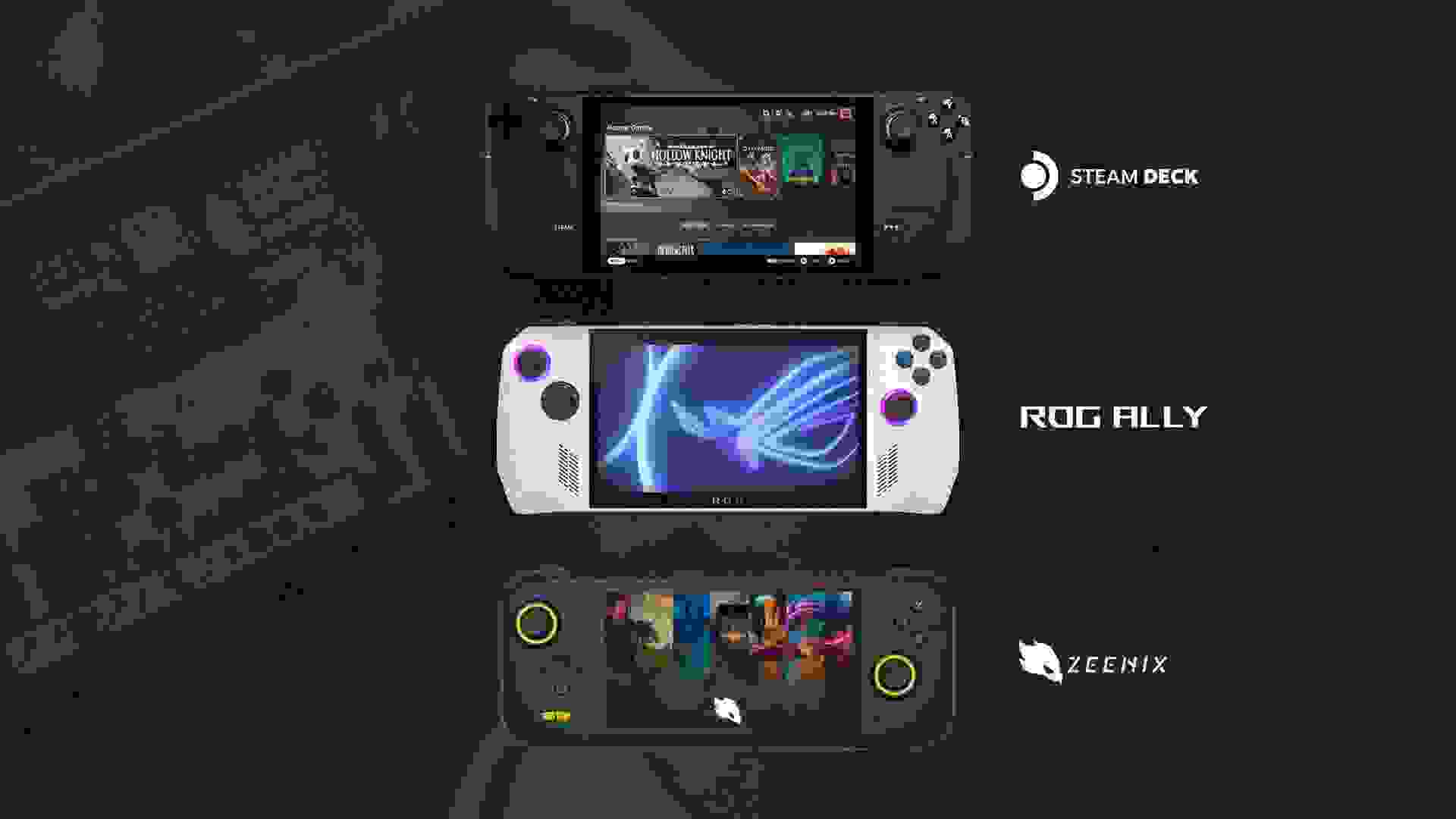 Imagem de fundo do produto Steam deck, Rog Ally ou Zeenix: Qual comprar?