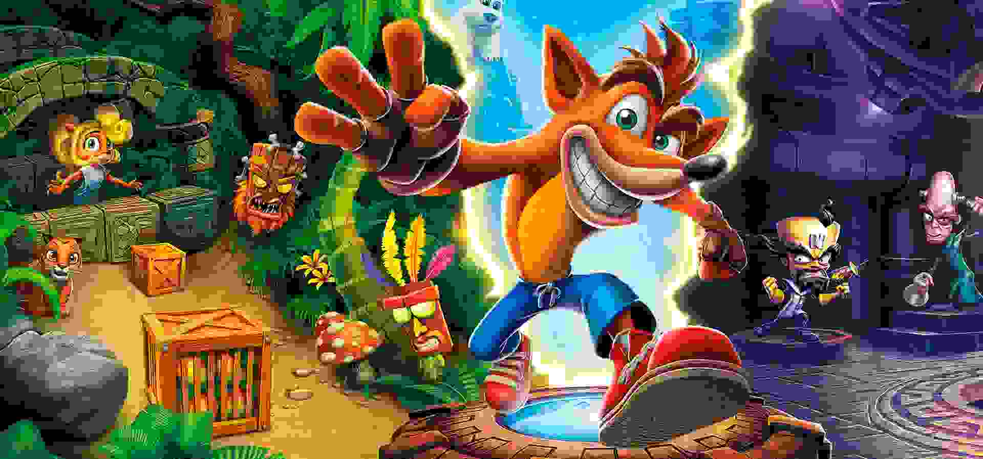 Imagem de fundo do produto Crash Bandicoot™ N. Sane Trilogy - PS4