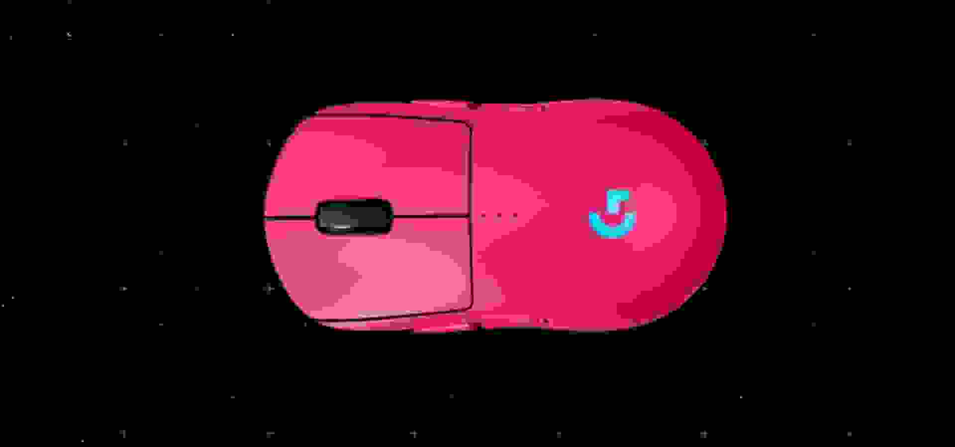 Imagem de fundo do produto Mouse Gamer sem fio Logitech G Pro 2 Lightspeed - Rosa/Magenta