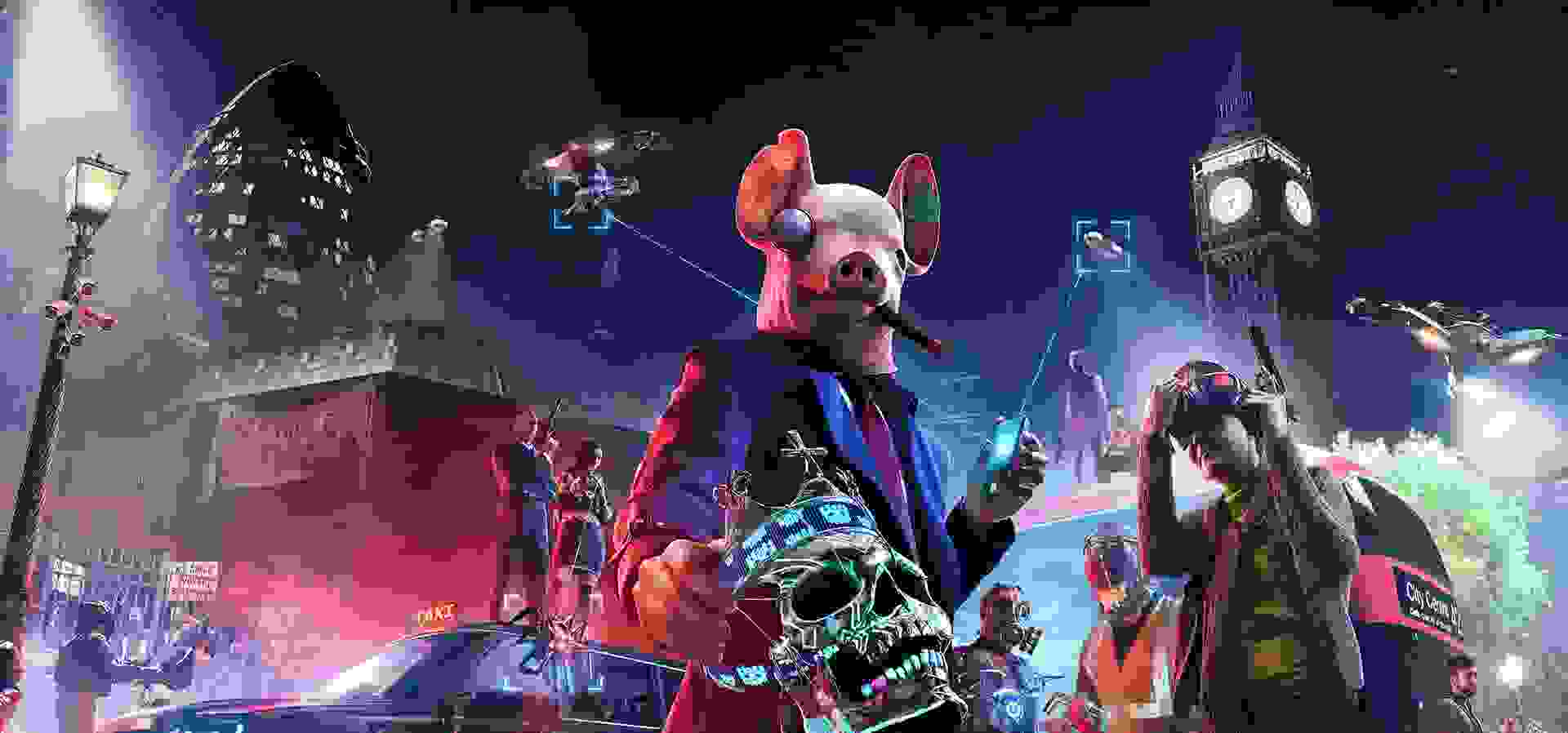 Imagem de fundo do produto Watch Dogs Legion PS4 - Físico
