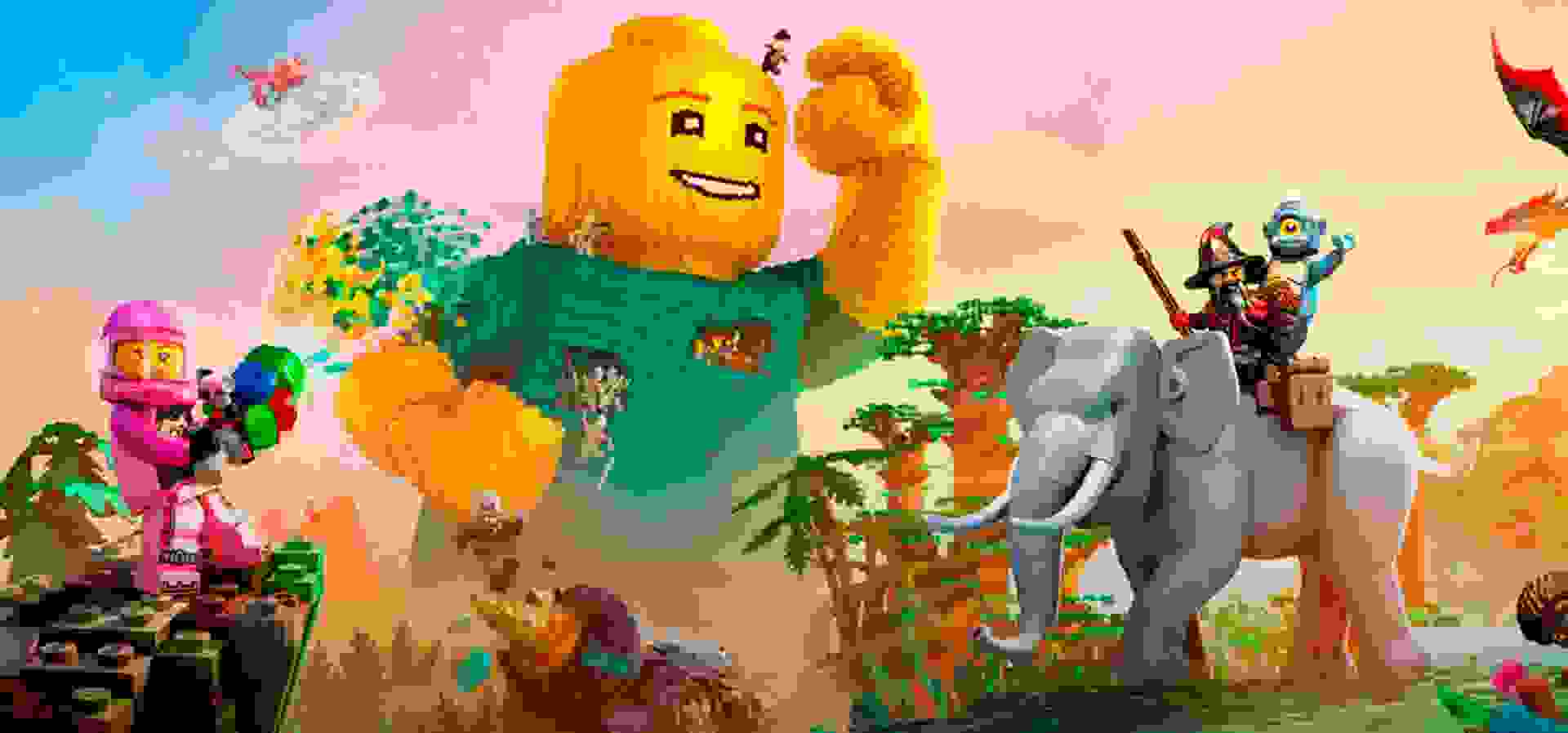 Imagem de fundo do produto Lego Worlds PS4 - Físico