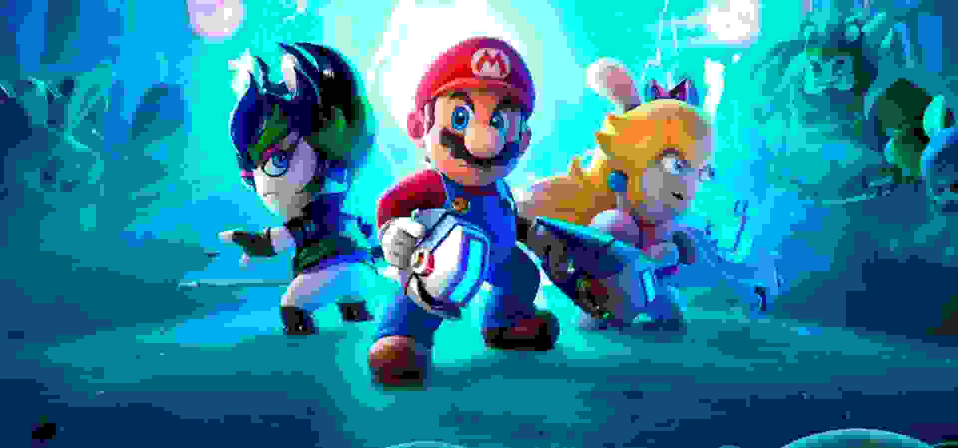 Imagem de fundo do produto Mario + Rabbids® Sparks of Hope DLC 2: The Last Spark Hunter - Switch