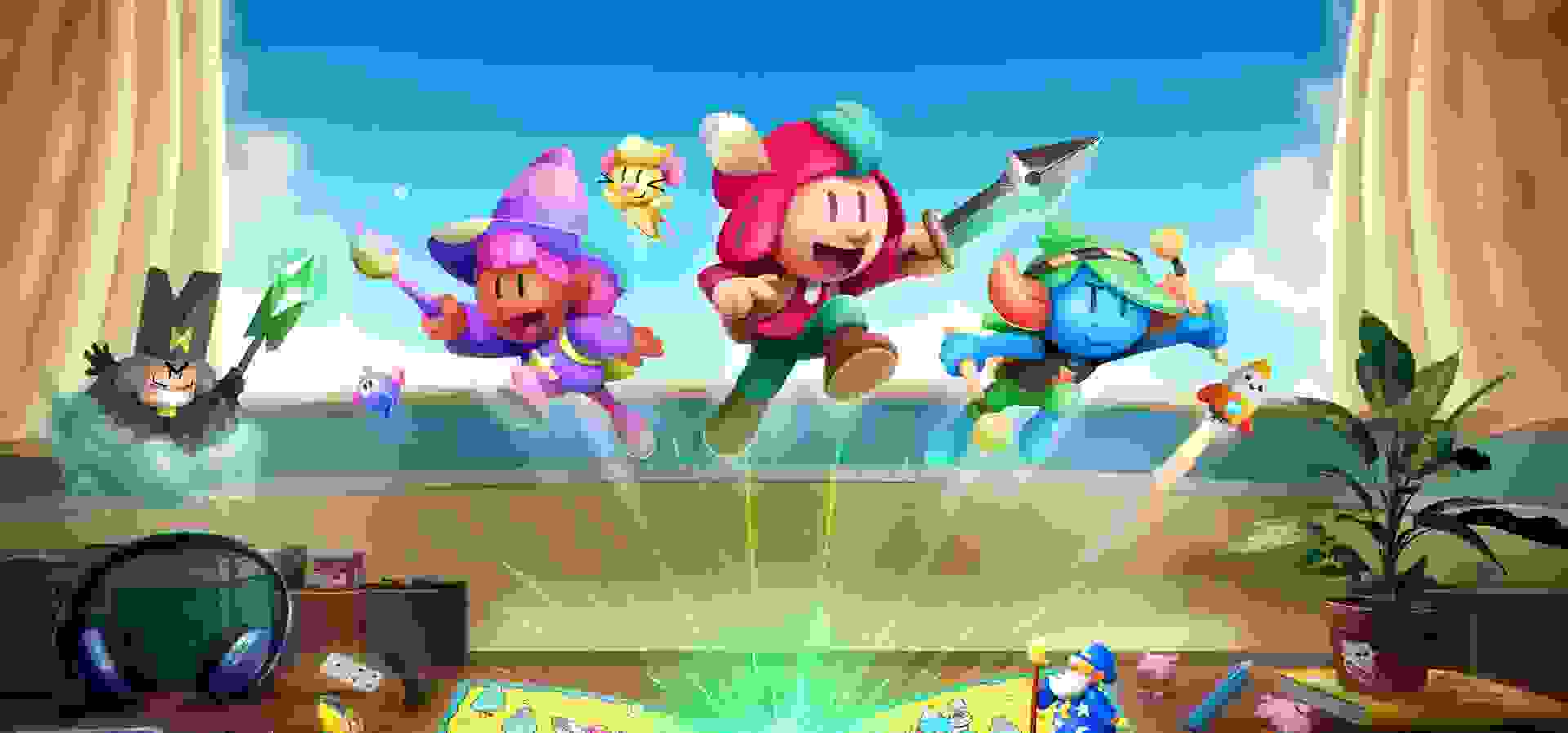 Imagem de fundo do produto O Escudeiro Valente | The Plucky Squire - PS5
