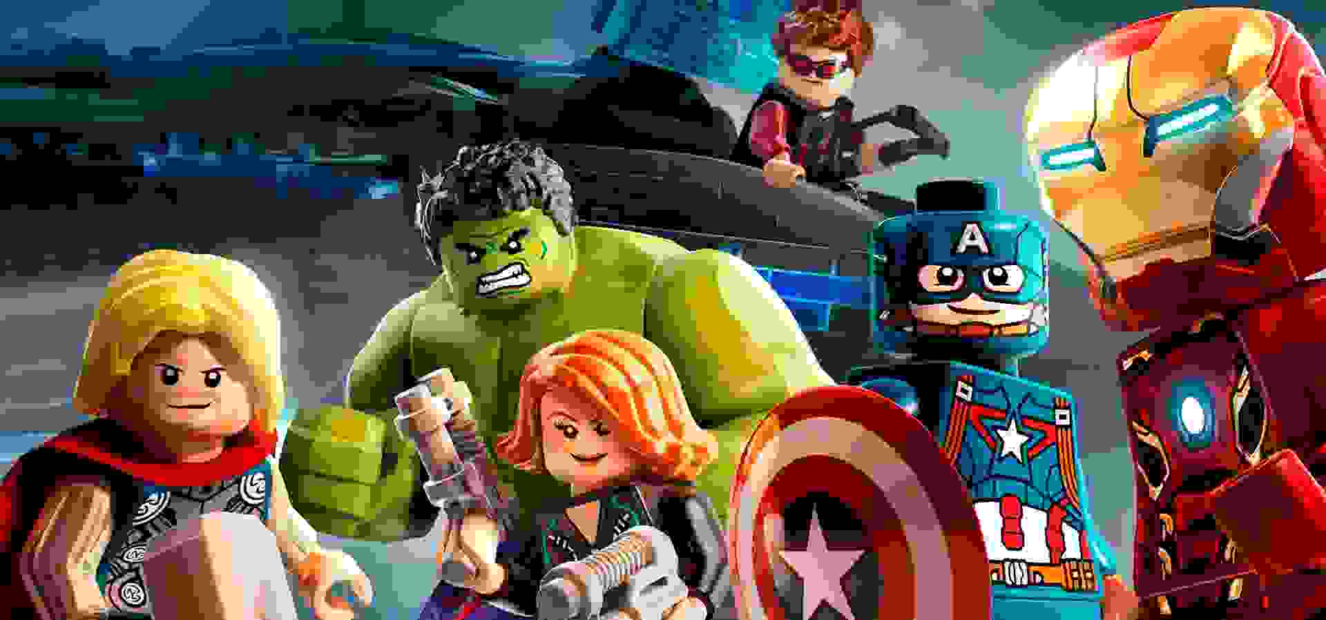 Imagem de fundo do produto Lego Marvel Vingadores PS4 - Físico