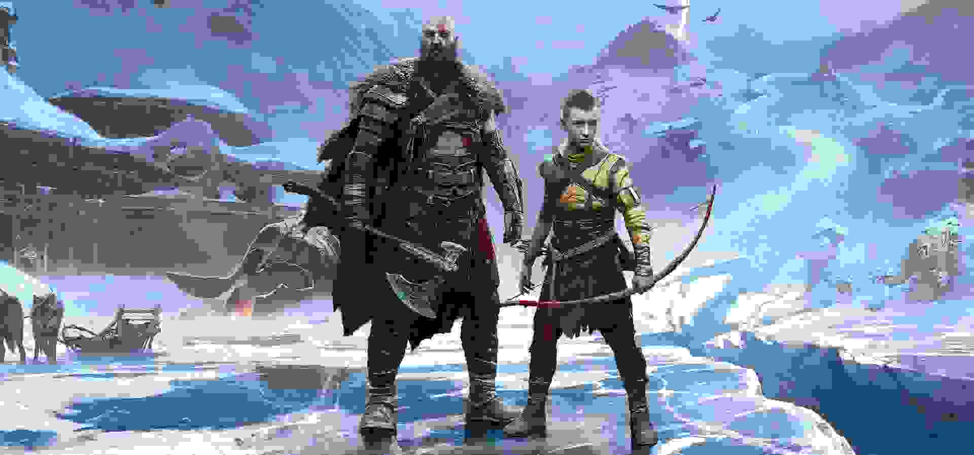 Imagem de fundo do produto God of War Ragnarök Standard Edition PS5 - Físico