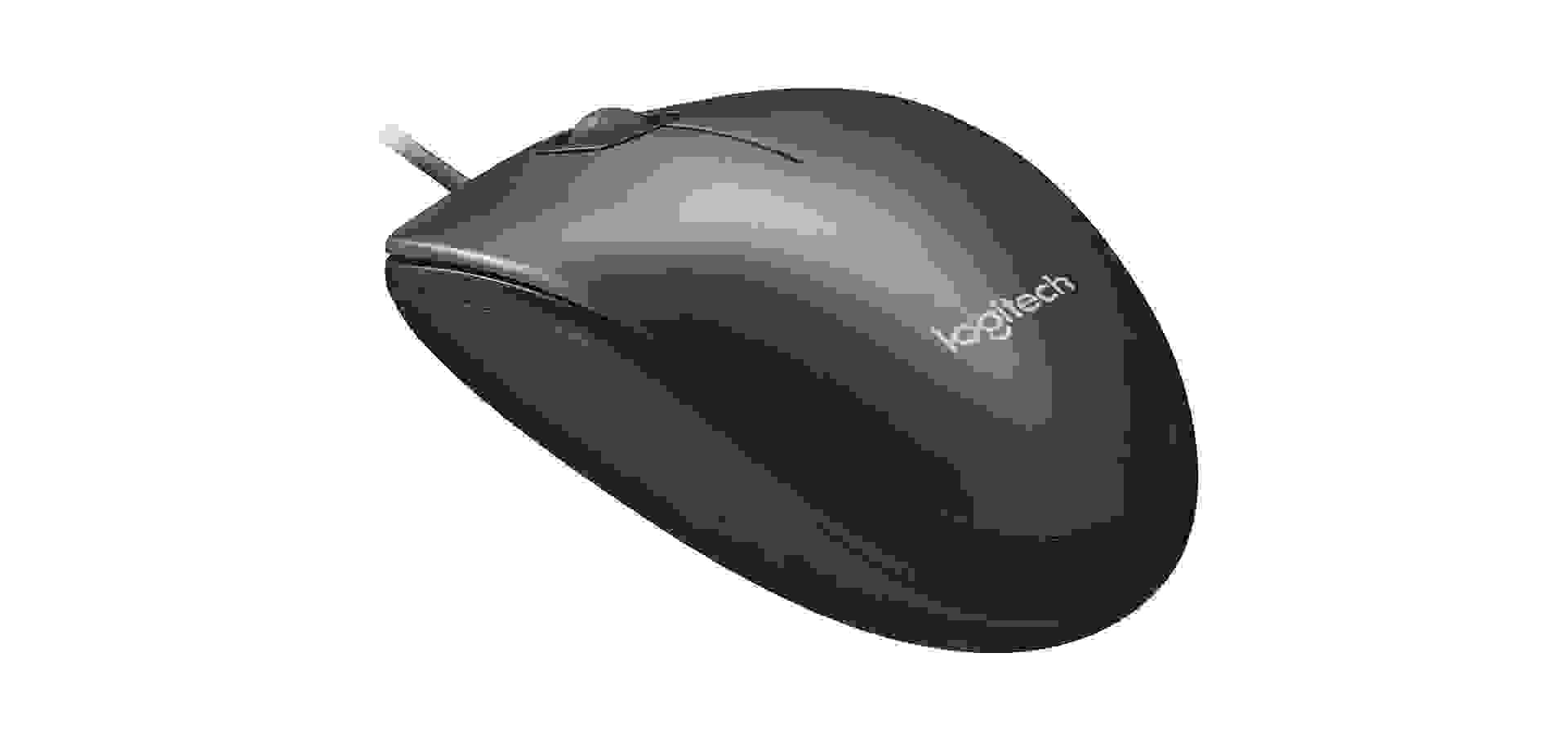 Imagem de fundo do produto Mouse com Fio Logitech M90 Cinza