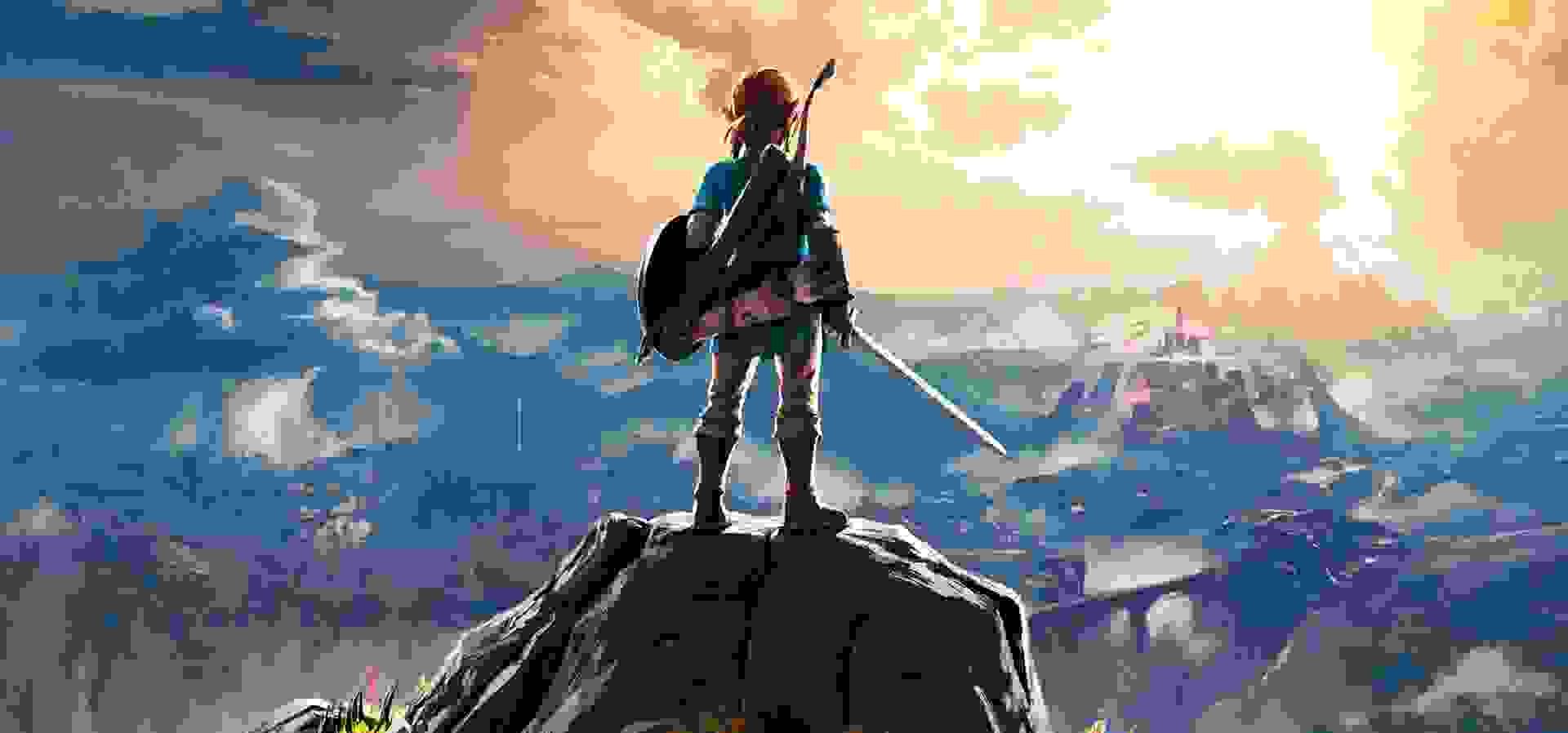 Imagem de fundo do produto The Legend of Zelda™: Breath of the Wild – Pacote de Melhoria Switch™ 2 Edition