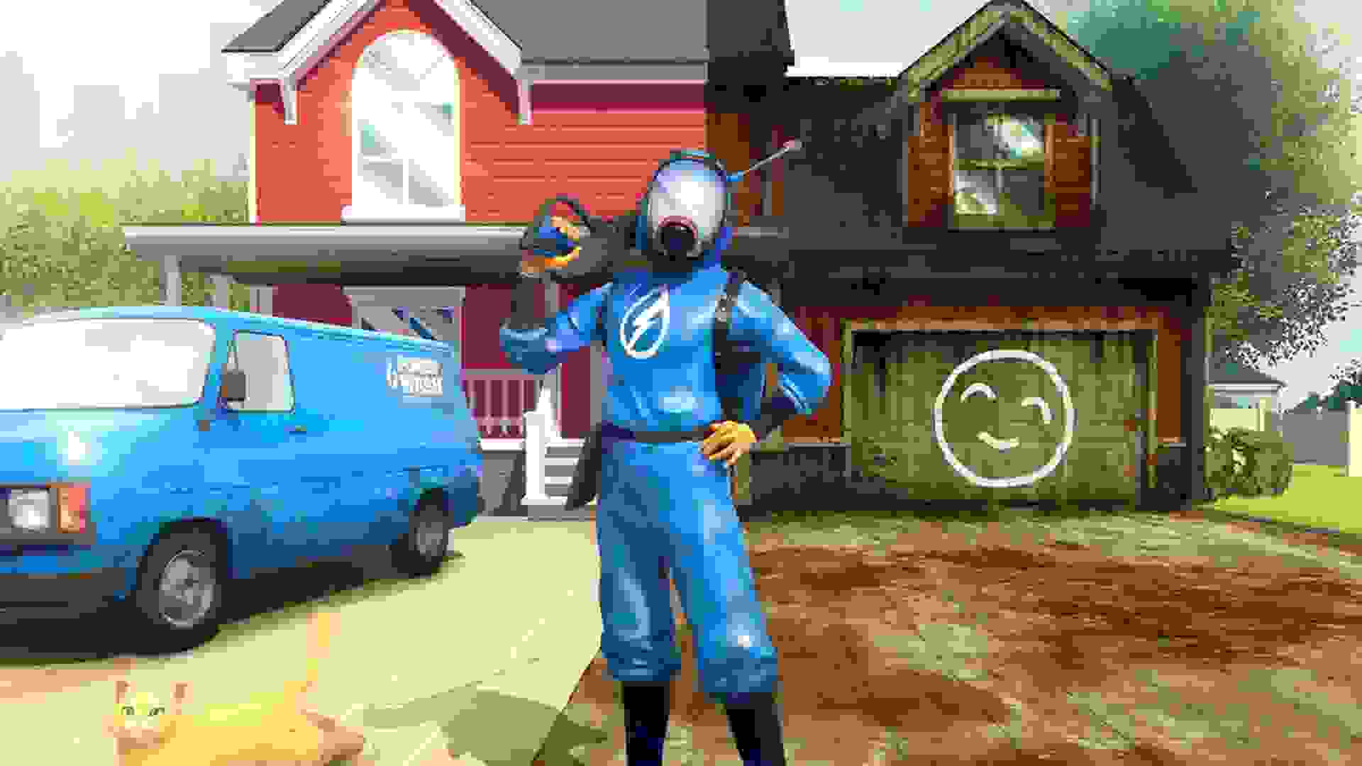 Imagem de fundo do produto PowerWash Simulator faz bem para a sua saúde mental!