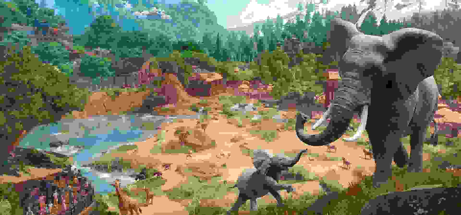 Imagem de fundo do produto Planet Zoo - PS5