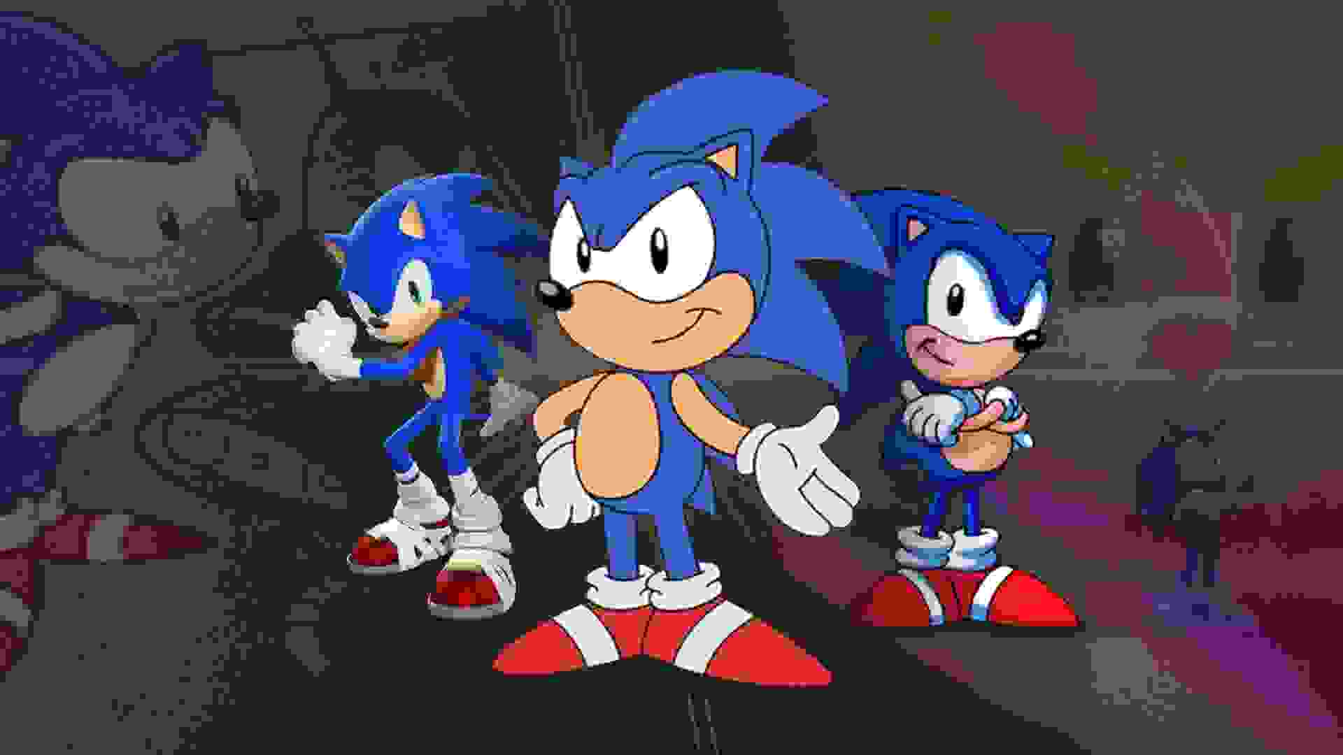 Imagem de fundo do produto Sonic The Hedgehog: Curiosidades dos desenhos do Ouriço Azul