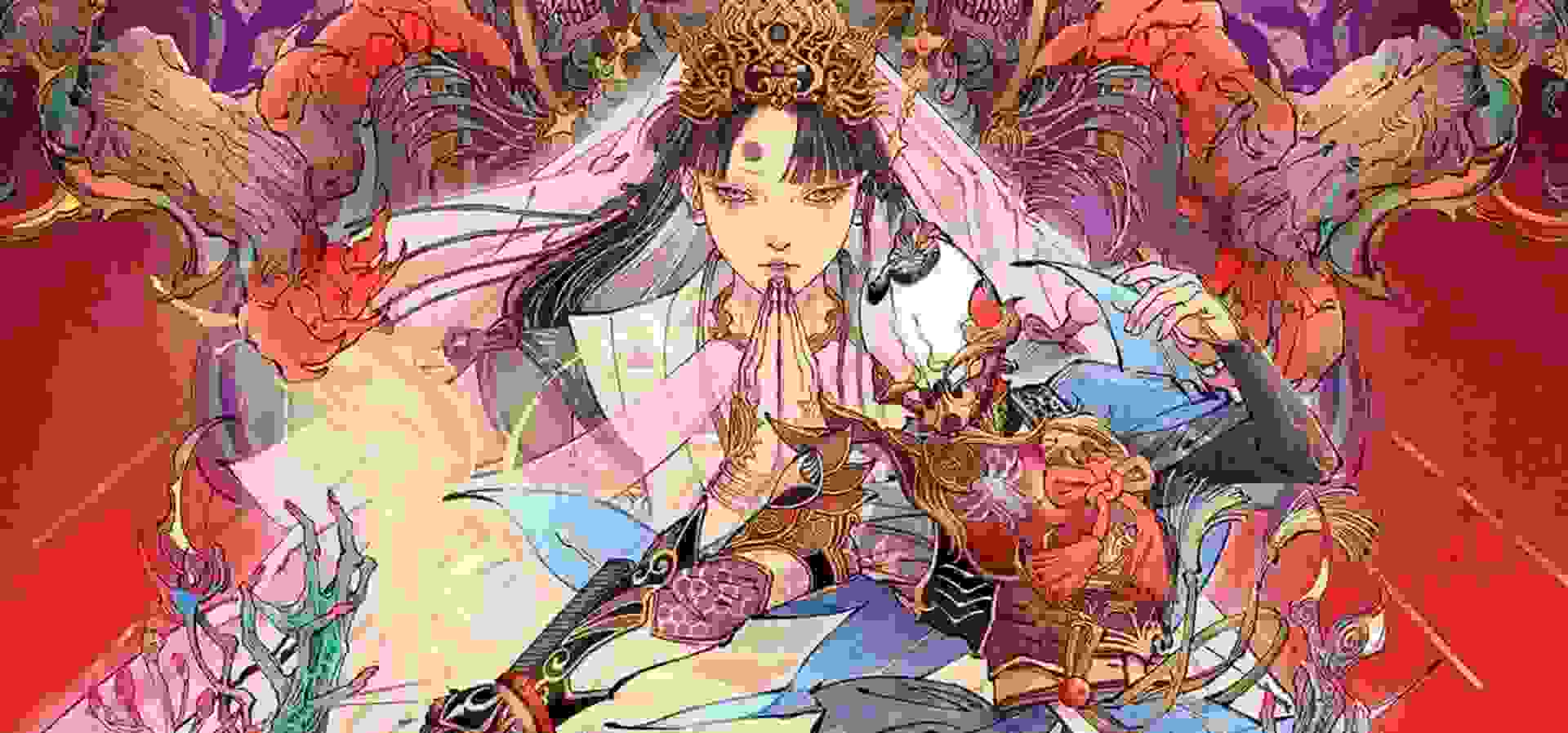 Imagem de fundo do produto Kunitsu-Gami: Path of the Goddess - Switch 2